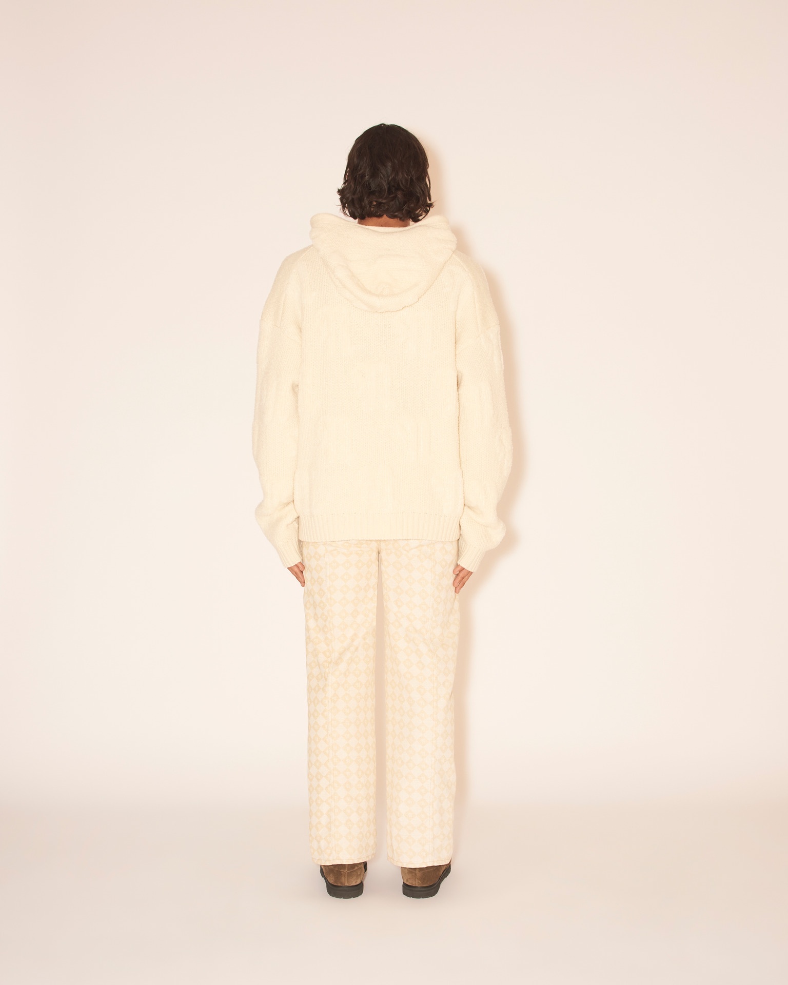 CAMAL - Monogram hoodie - Ecru - 4