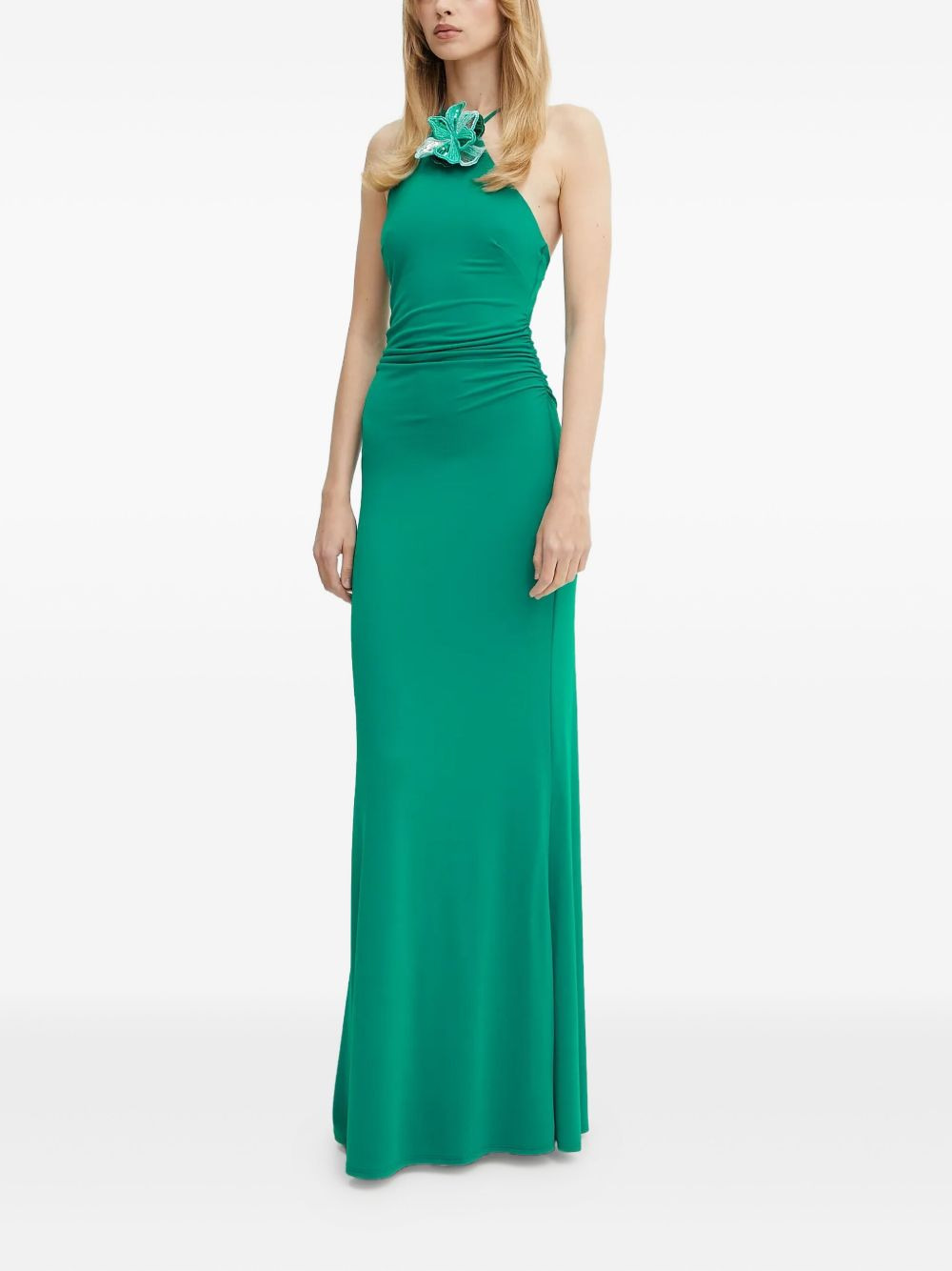 halterneck maxi dress - 3