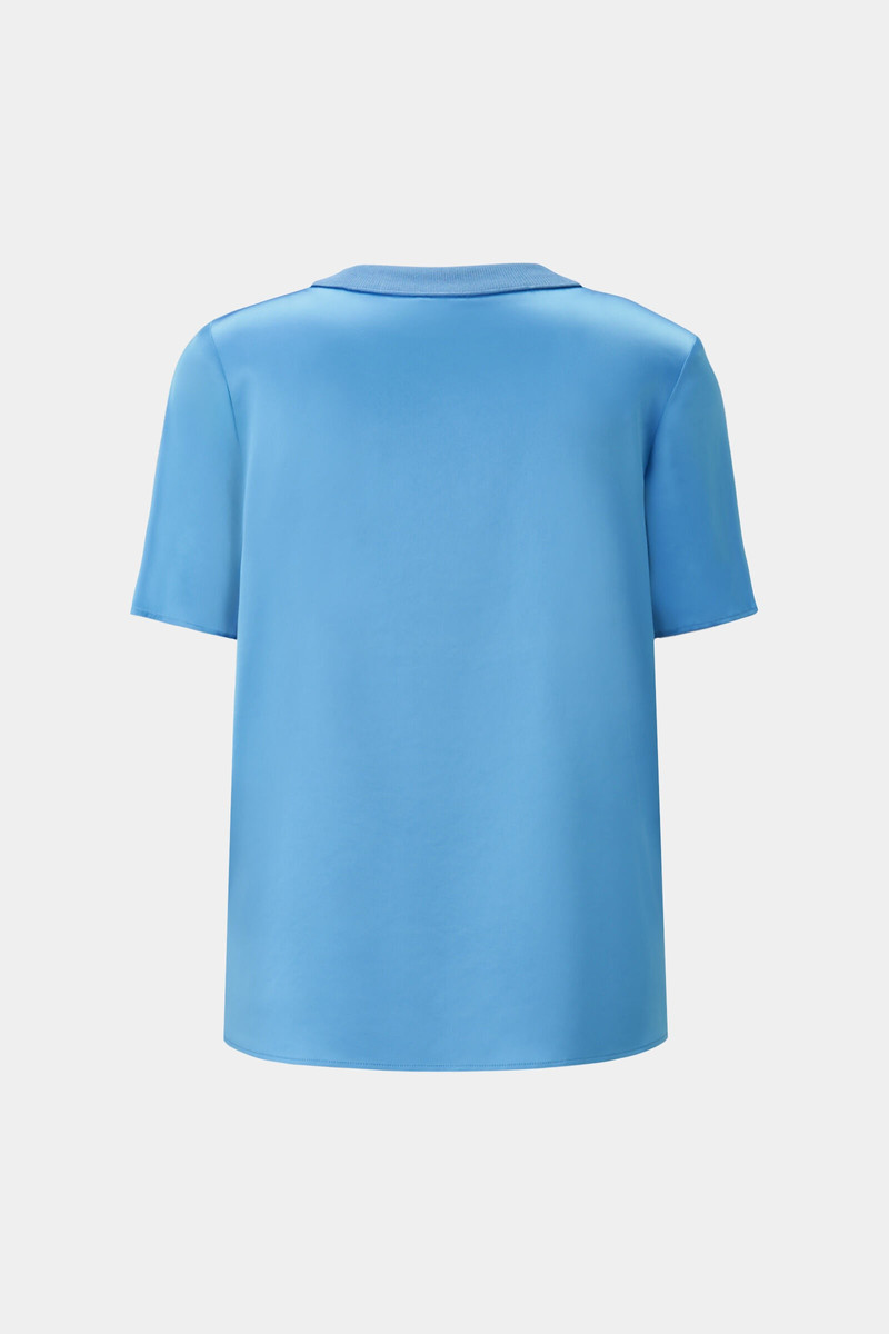 BOGNER Dylan Satin top in Blue outlook
