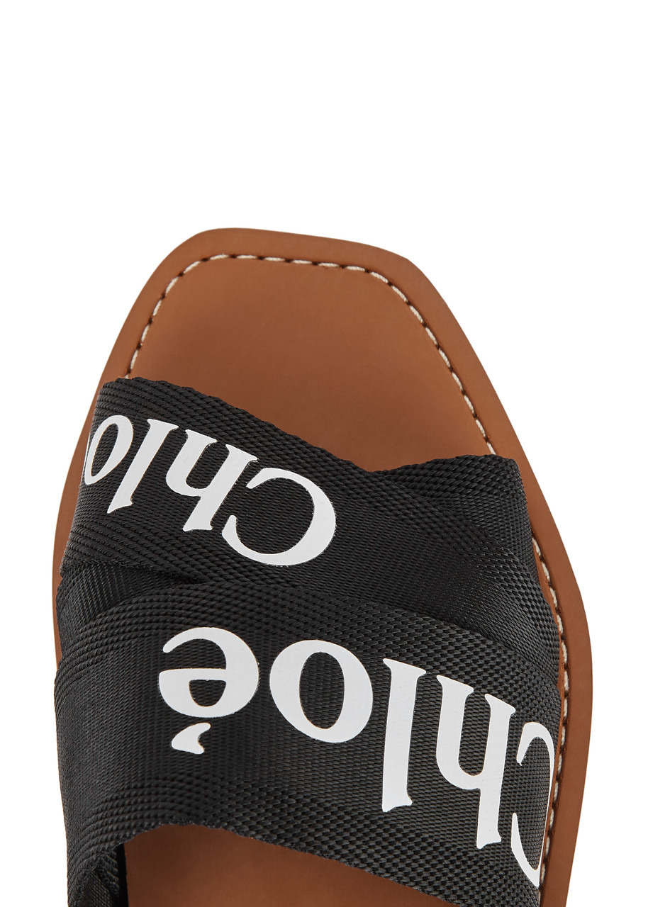 Woody logo-print sliders - 4