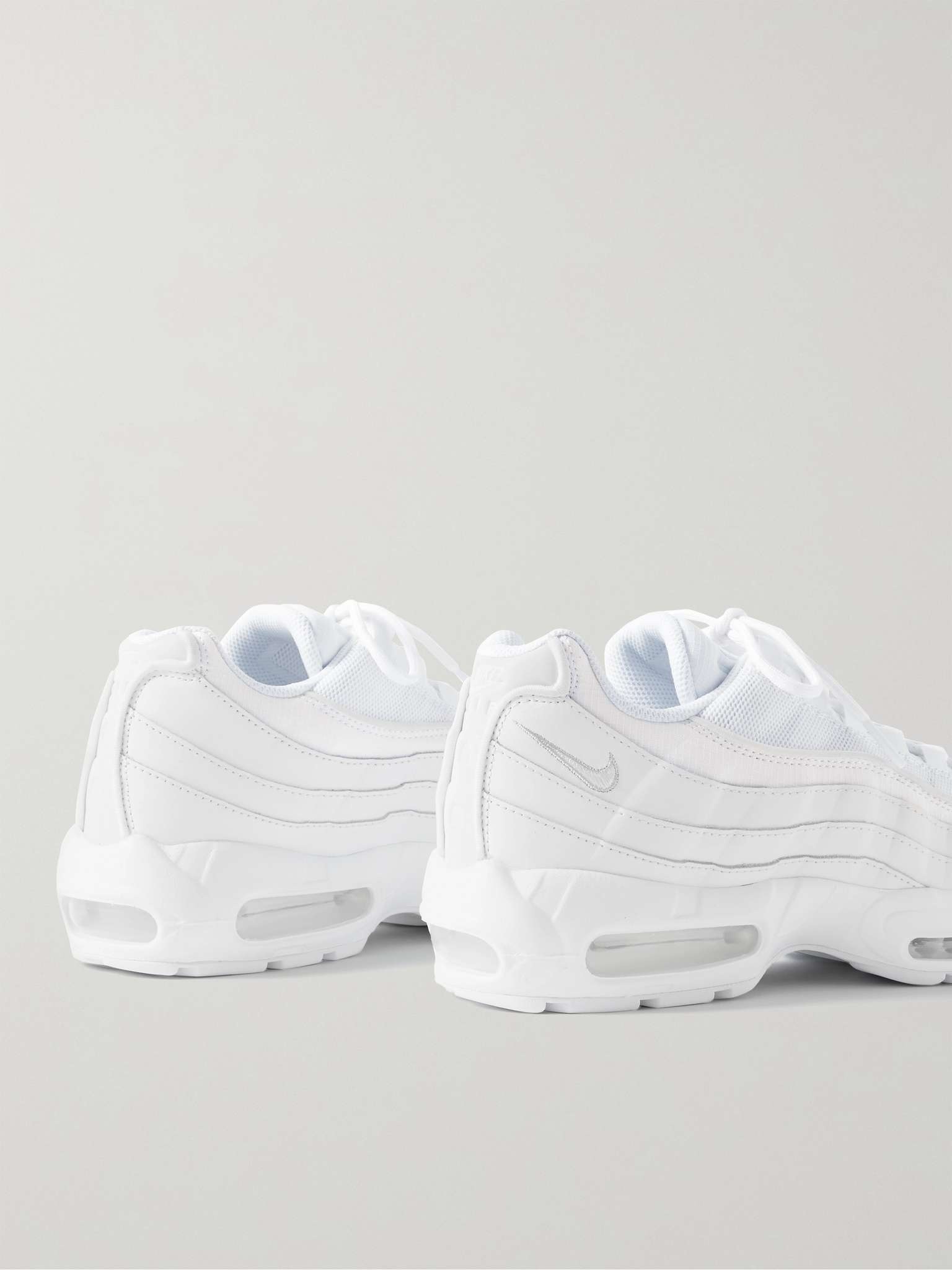 Air Max 95 Essential Leather- and Suede-Trimmed Mesh Sneakers - 5