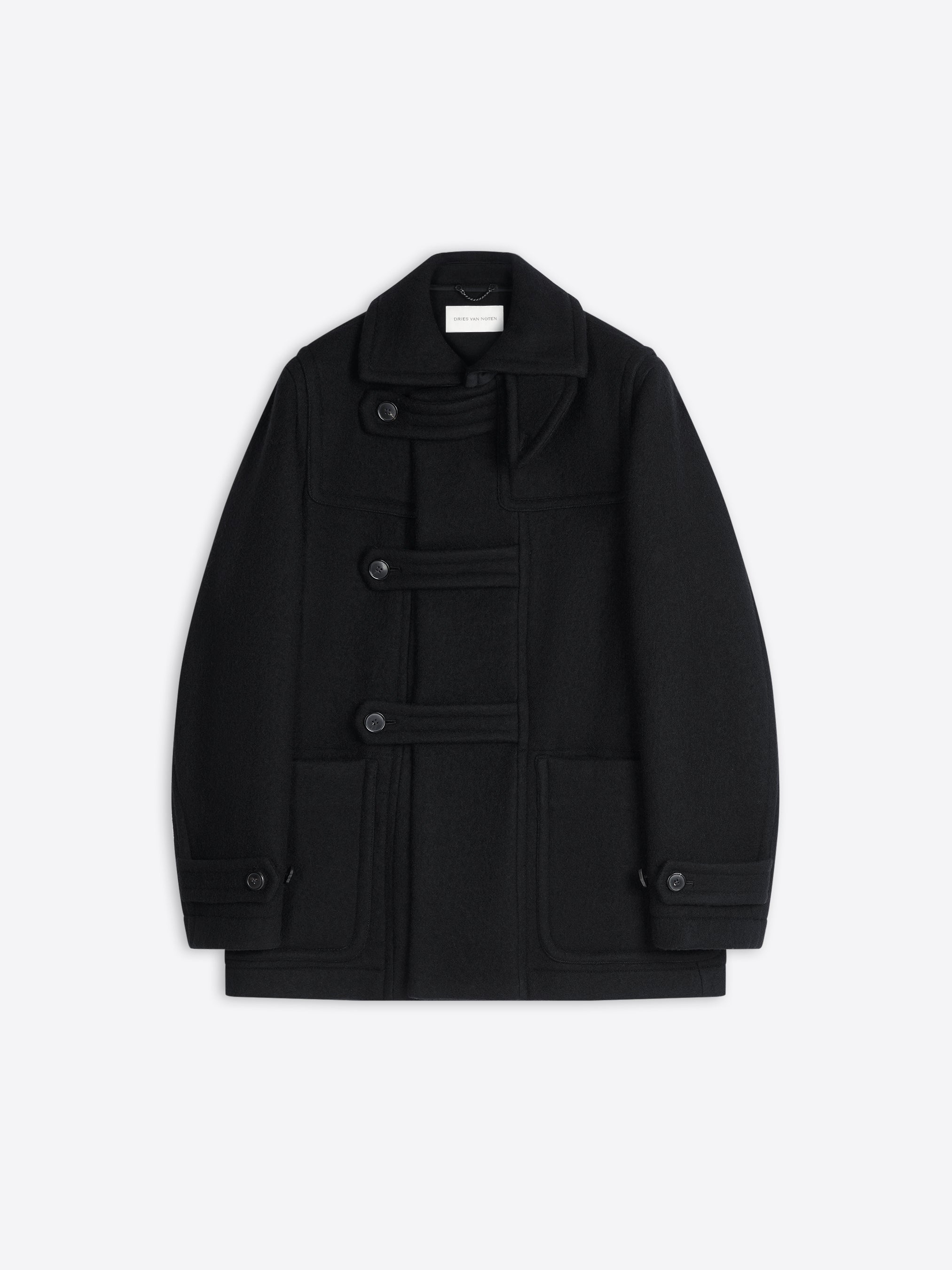 CROPPED DUFFLE COAT - 1
