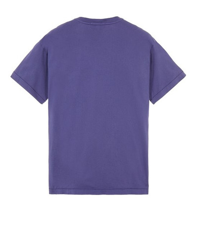 Stone Island 24113 GARMENT-DYED 60/2 COTTON JERSEY  ROYAL BLUE outlook