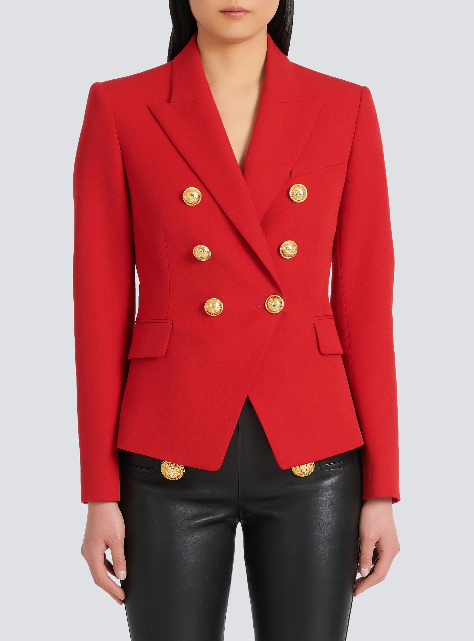 Grain de poudre double-breasted jacket - 6