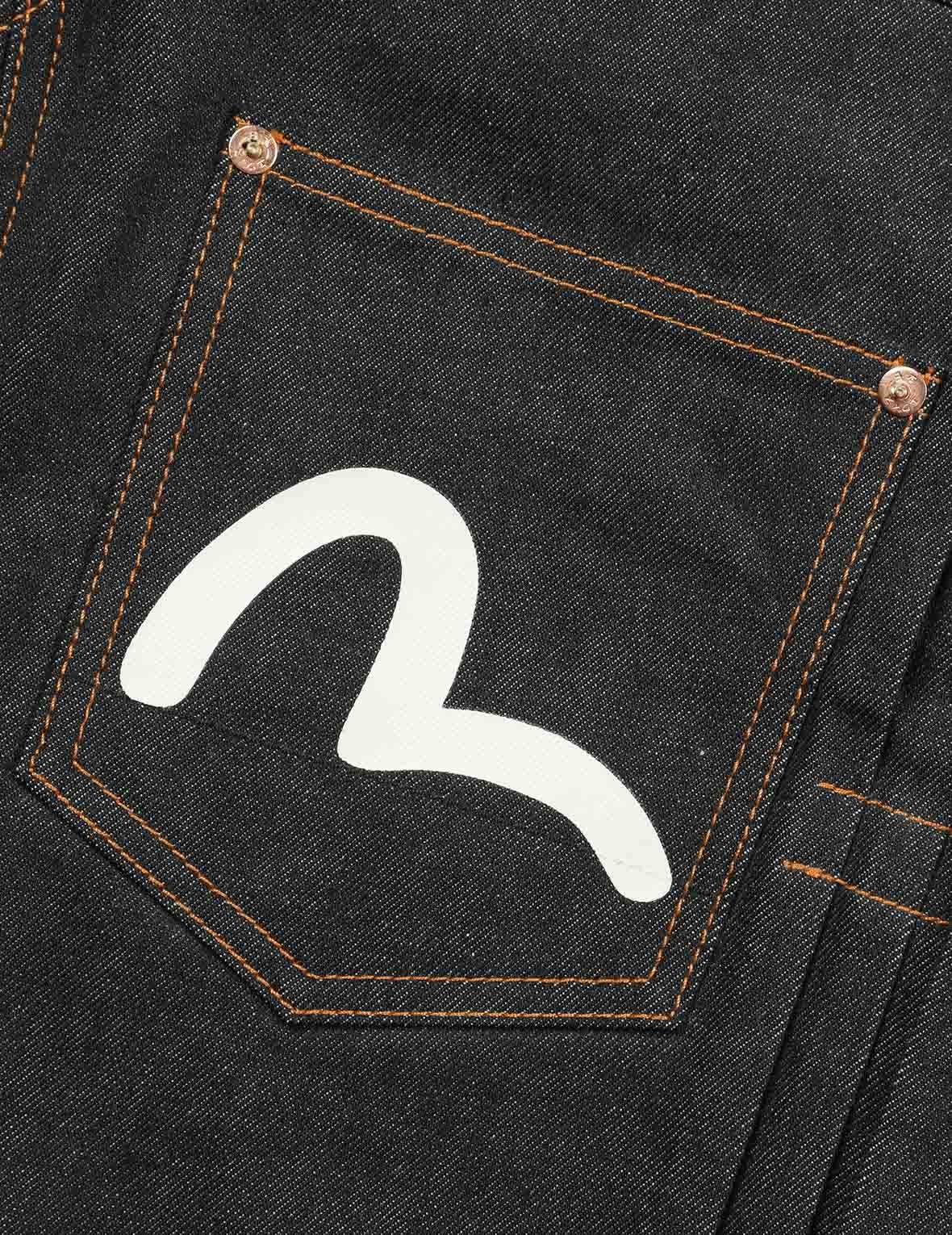 Seagull Print Relax Fit Denim Jacket - 6