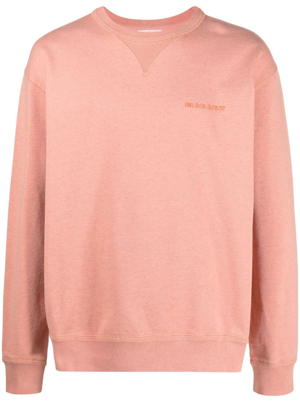 logo-embroidered sweatshirt - 1