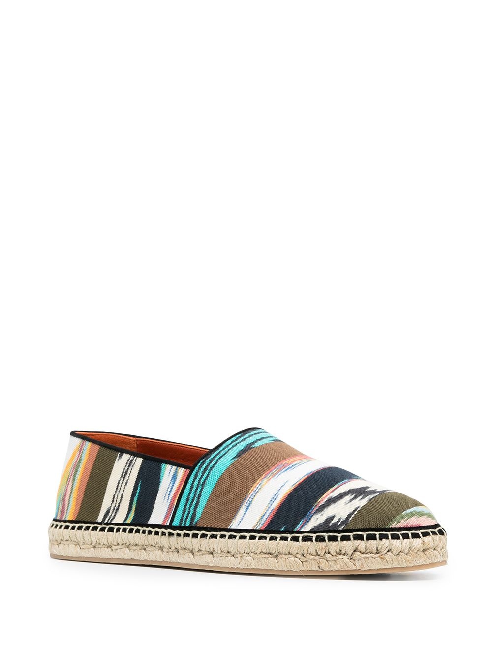 mixed-print espadrilles - 2