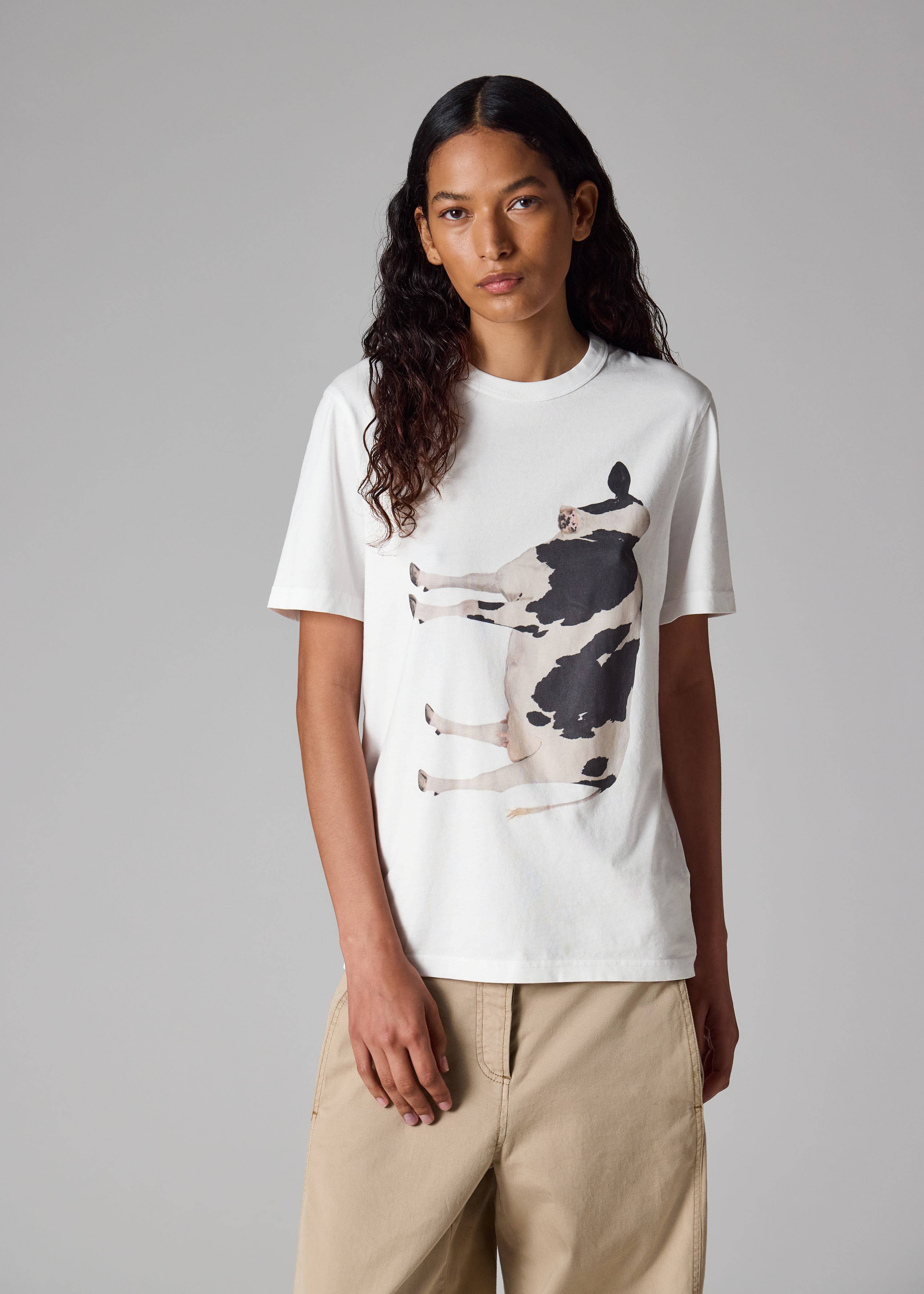 Paul Smith loves Barbour - Cow Print T-Shirt - 8