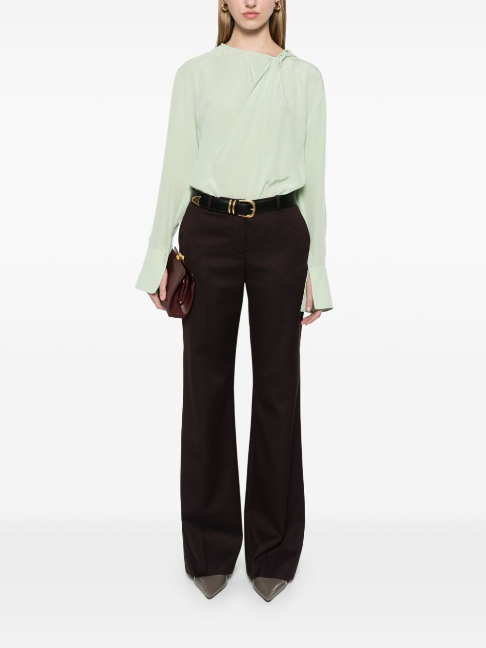 twist-detail blouse - 2