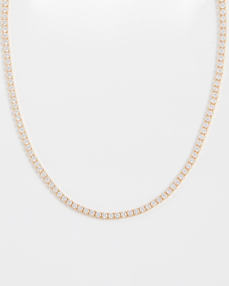 Splendid Shashi Tennis Diamond Necklace outlook