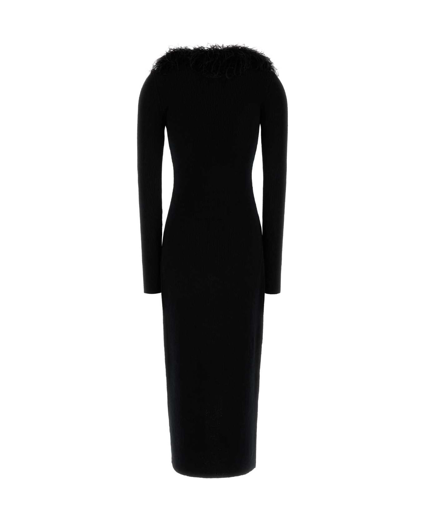 Black Wool Cardigan - 2
