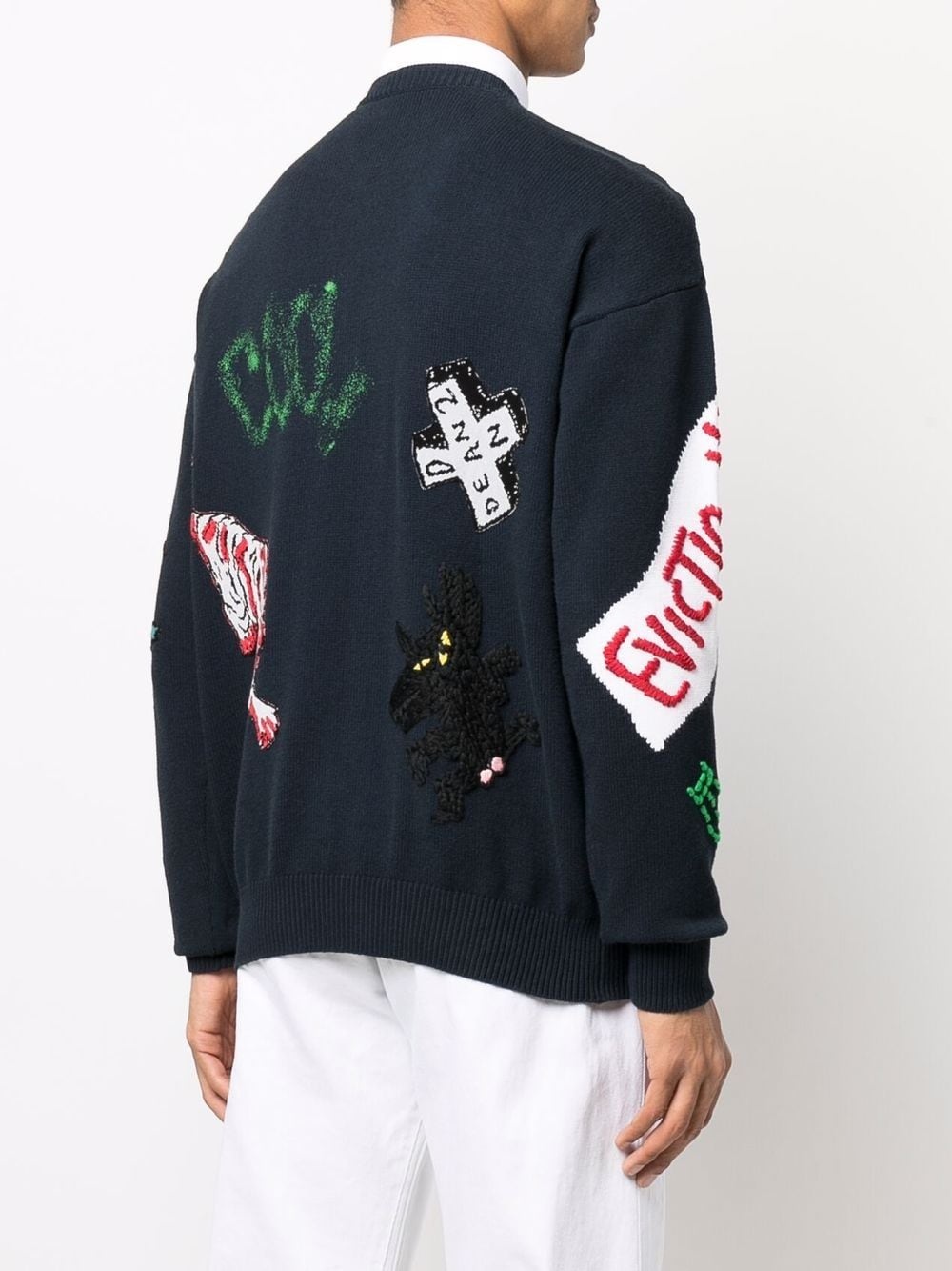 logo-patch sweatshirt - 4