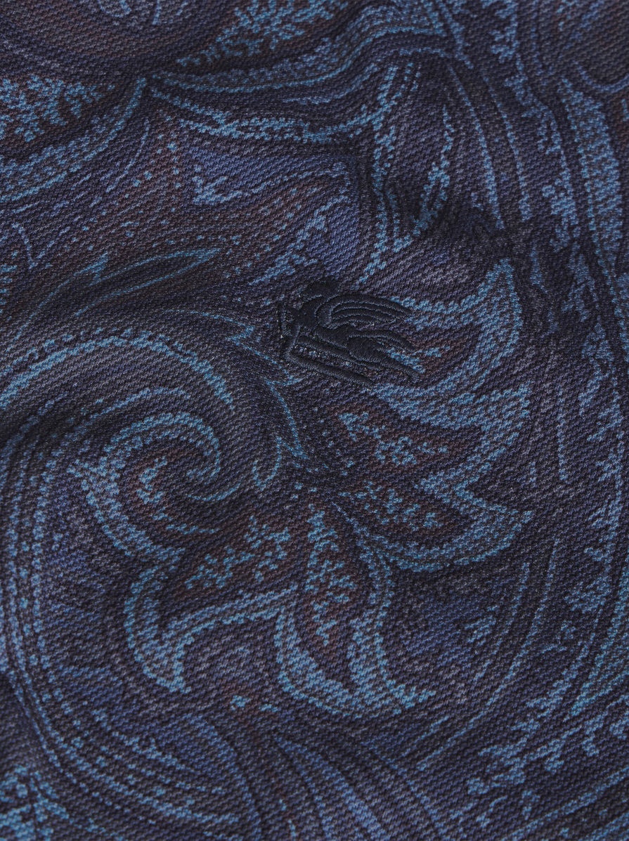 PAISLEY POLO SHIRT WITH LOGO - 6