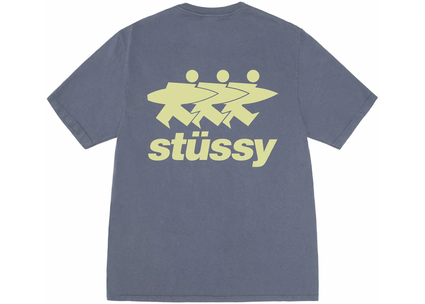 Stussy Surfwalk Pigment Dyed Tee Indigo - 1