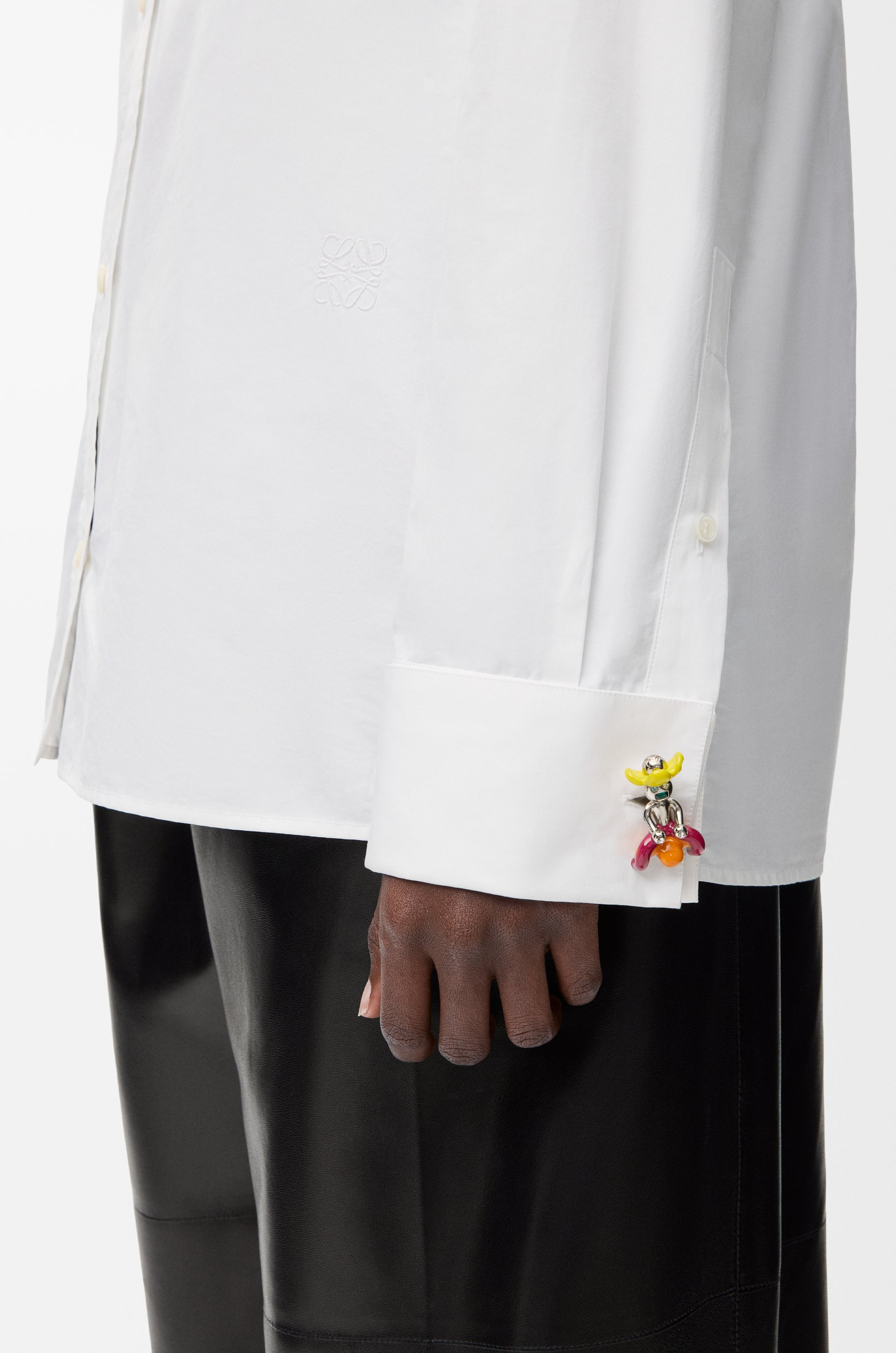 Embellished shirt in cotton - 5