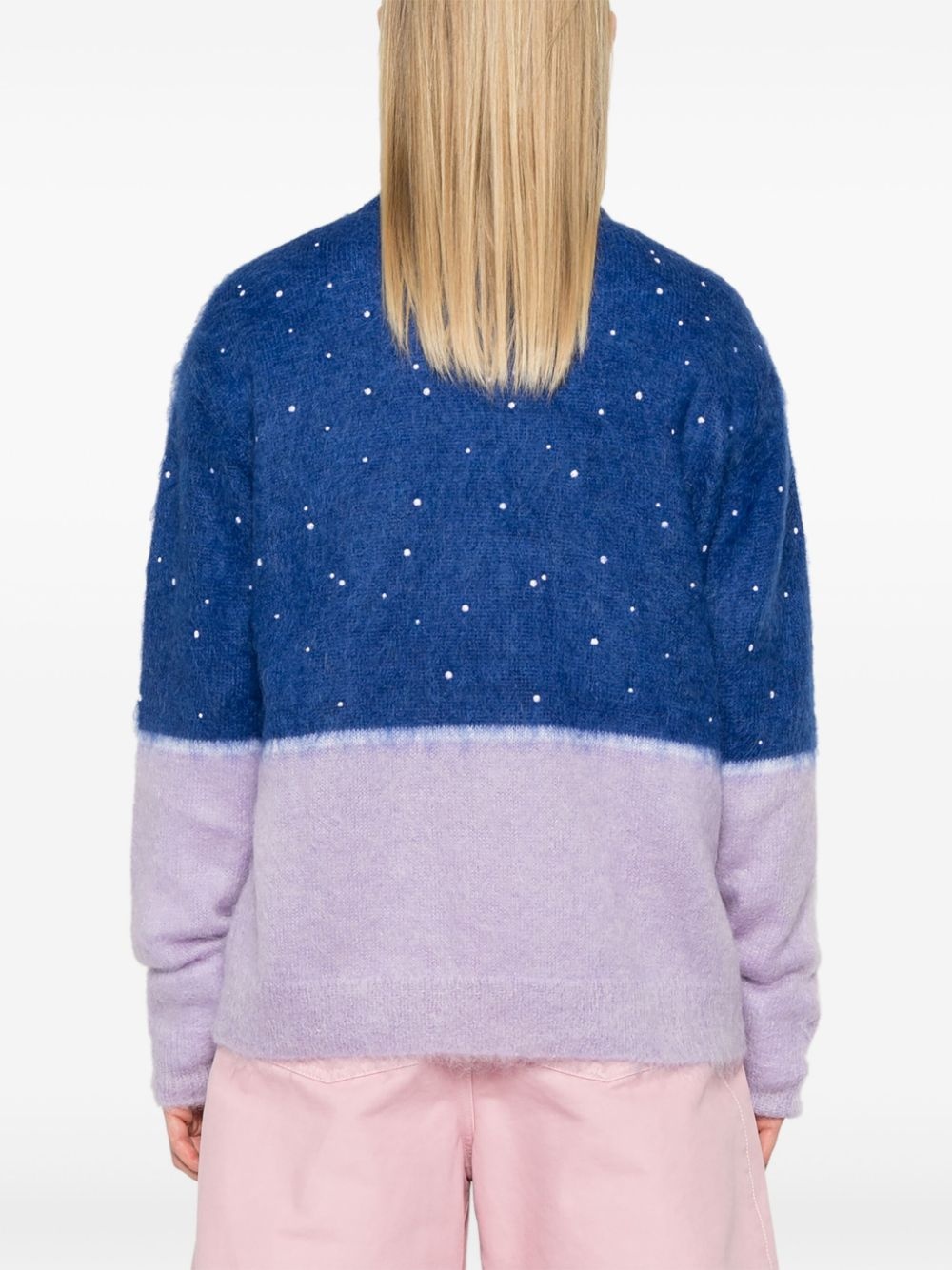 brushed-effect sweater - 4