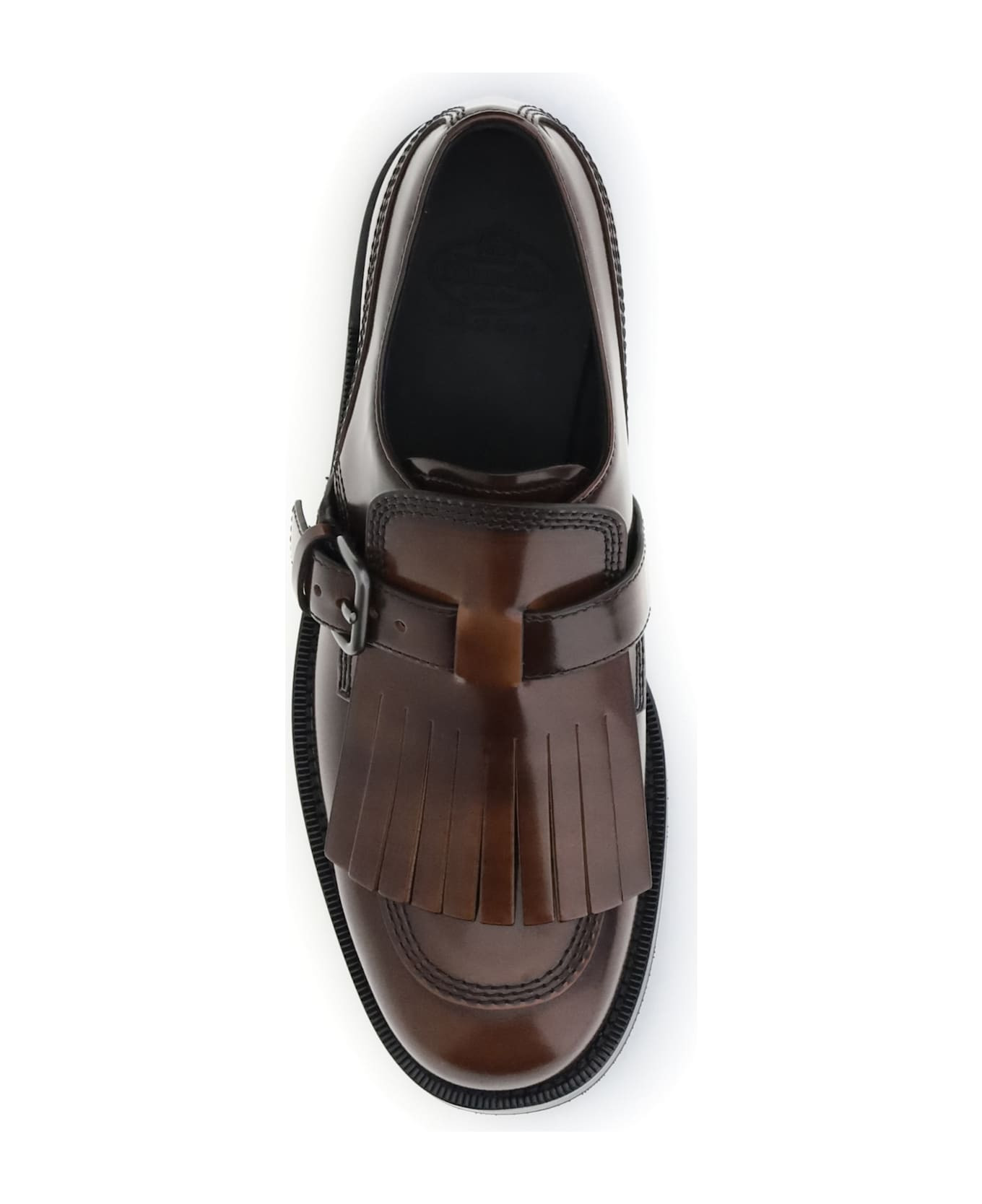 Lace Up Shoes With Fringes - 4