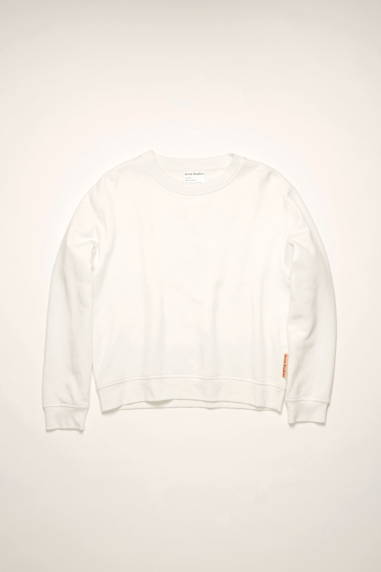 Classic fit sweatshirt optic white - 4