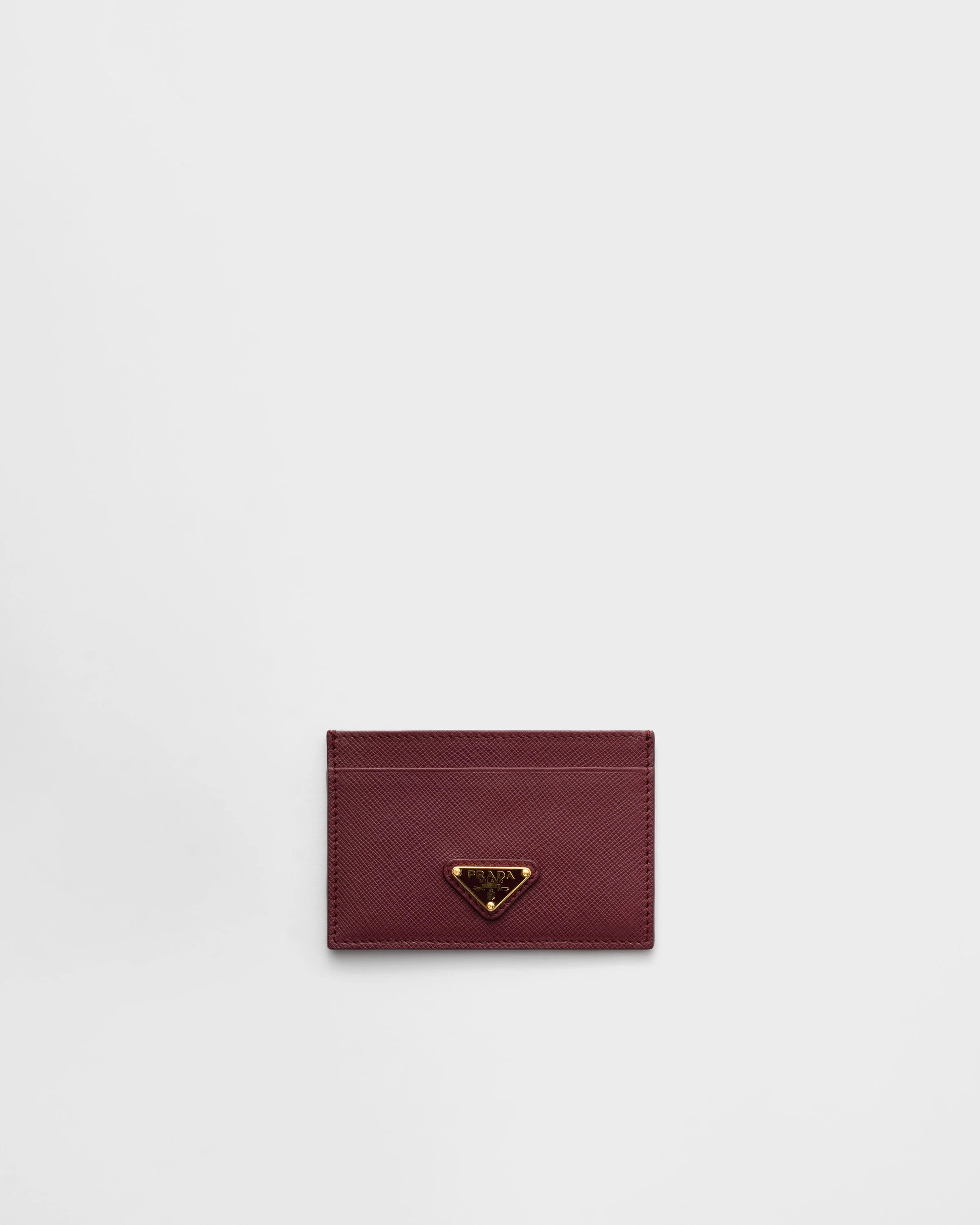 Saffiano leather card holder - 1