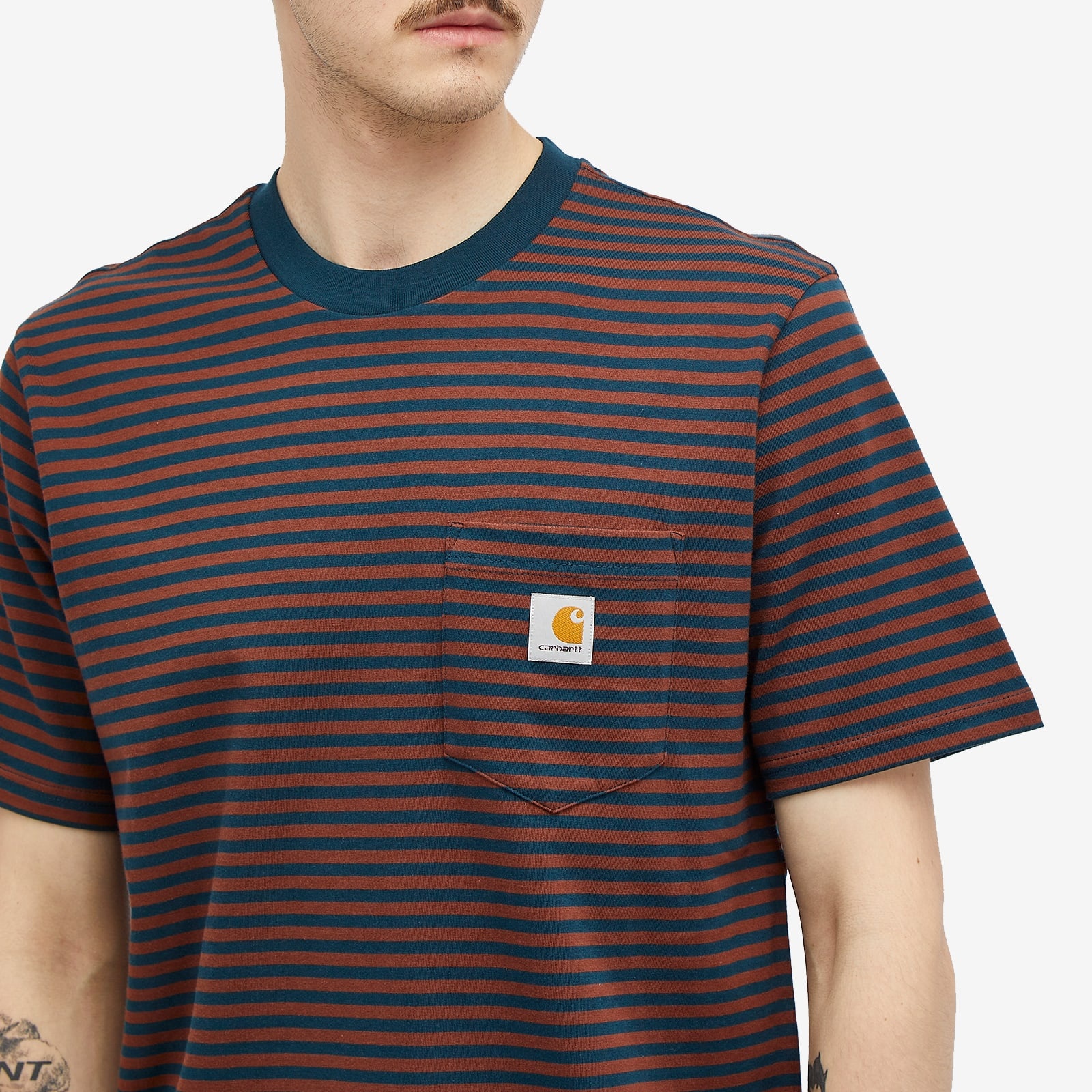 Carhartt WIP Verner Stripe Pocket T-Shirt - 5