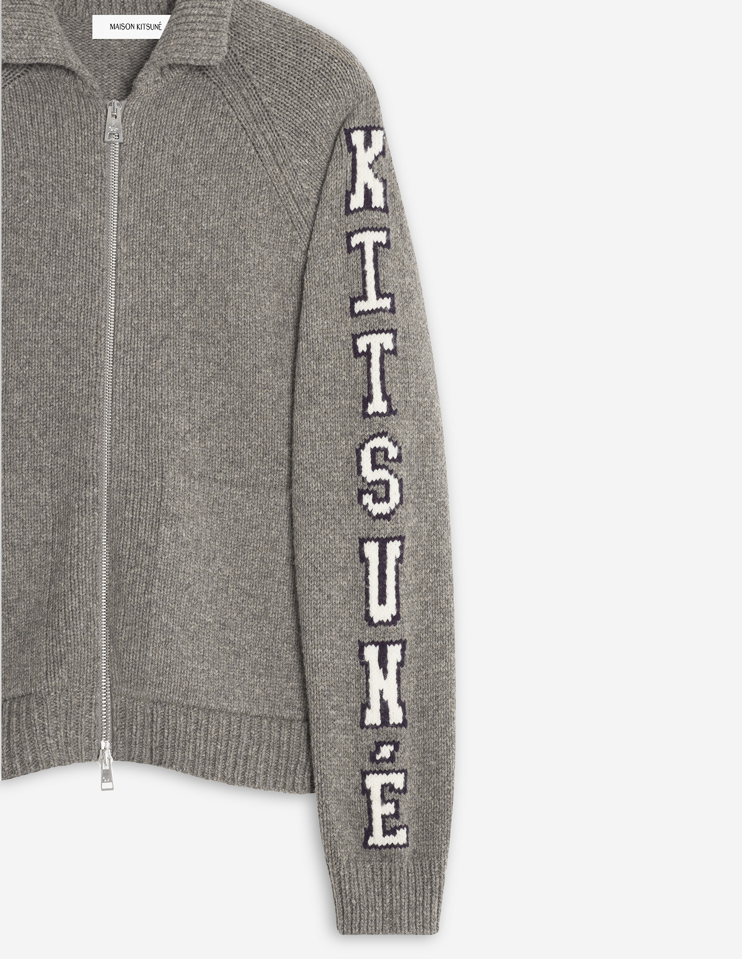 COLLEGE KNITTED WOOL JACKET - 8