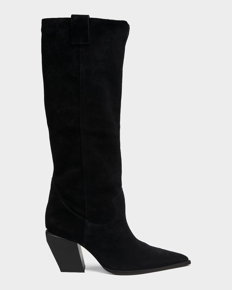 85mm Maine Up Suede Knee-High Boots 1