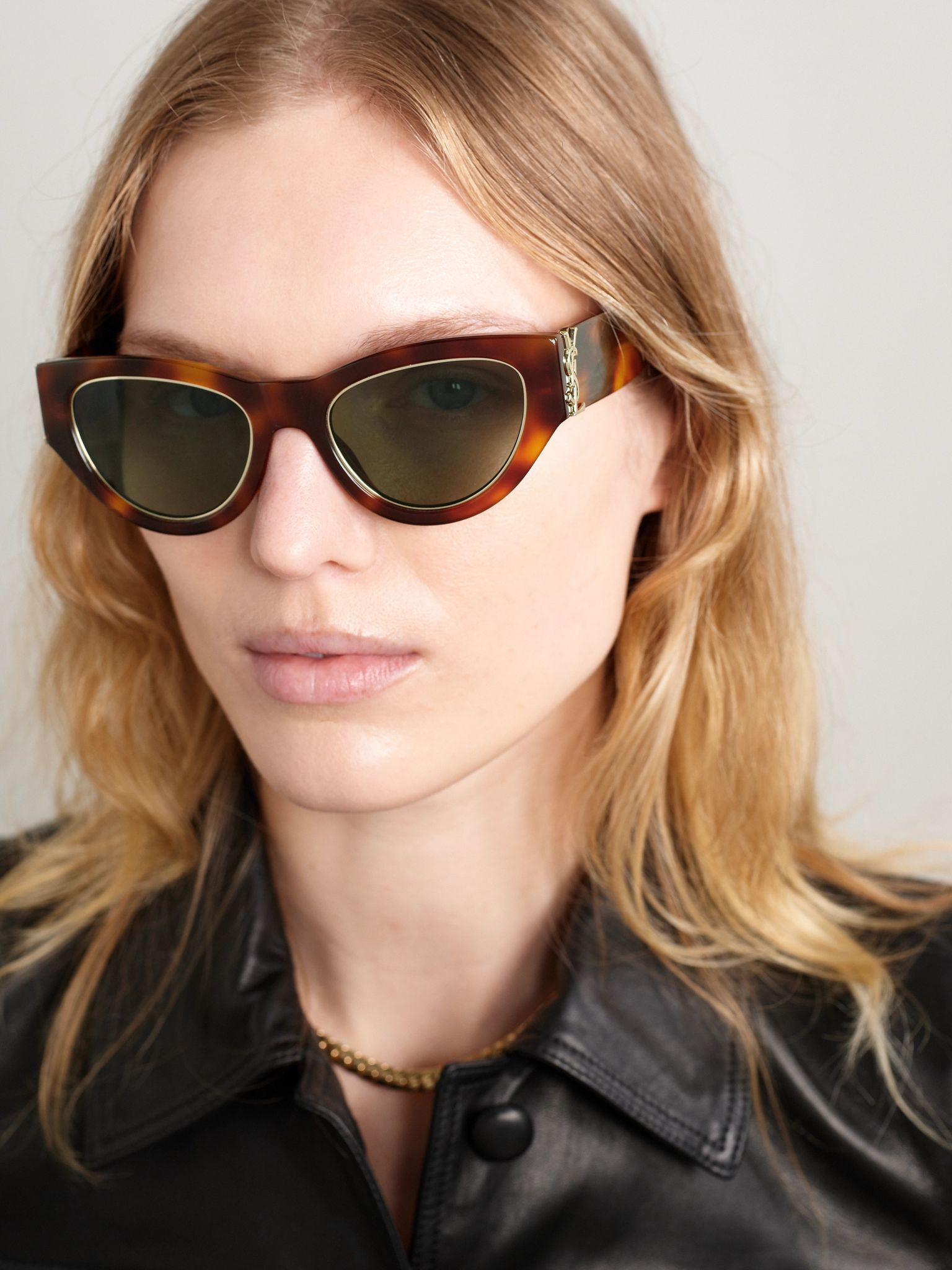 Cat-eye tortoiseshell acetate sunglasses Tortoiseshell - 2