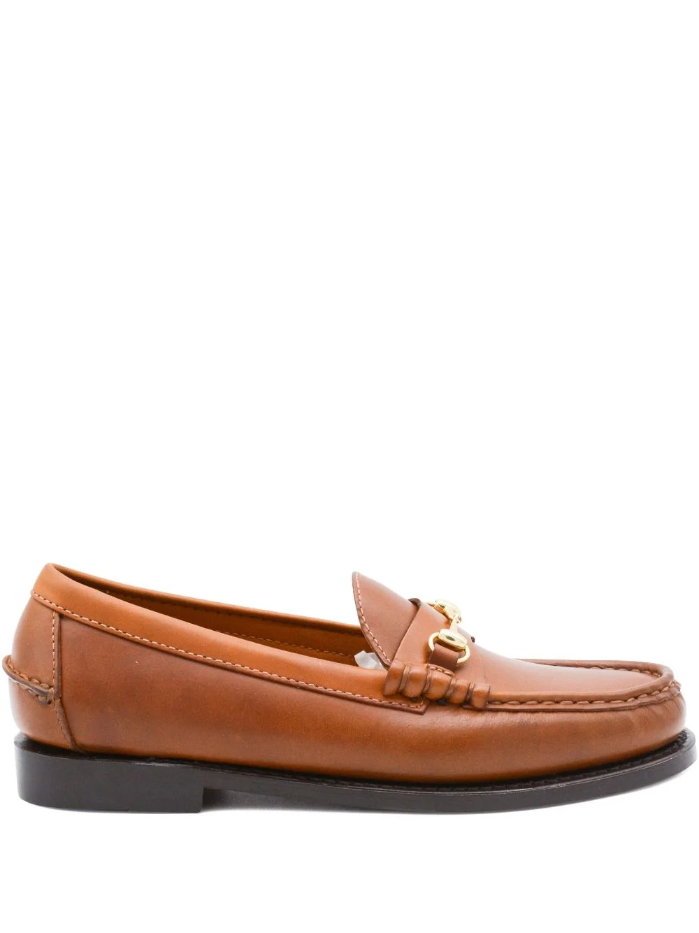 horsebit leather loafers - 1