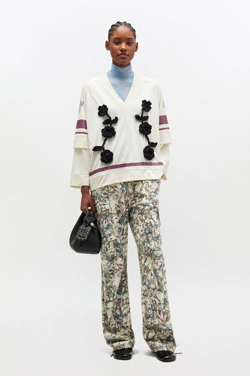 GANNI TAPERSTRY CARGO PANTS outlook