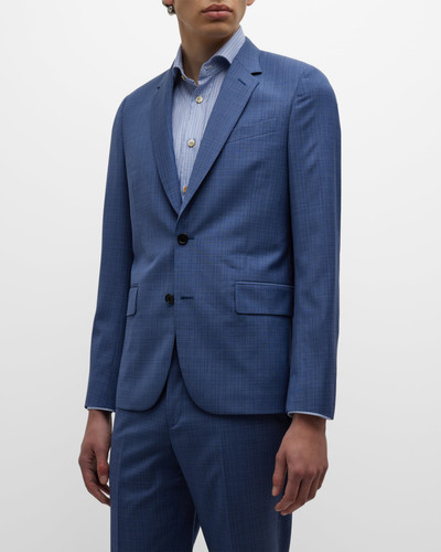 Paul Smith Men's Wool Super 100 Plaid Two-Piece Suit outlook