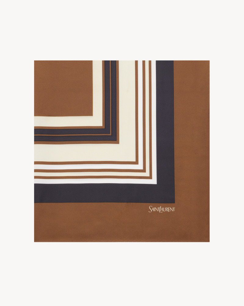 SQUARE SCARF IN SQUARE SILK TWILL 1