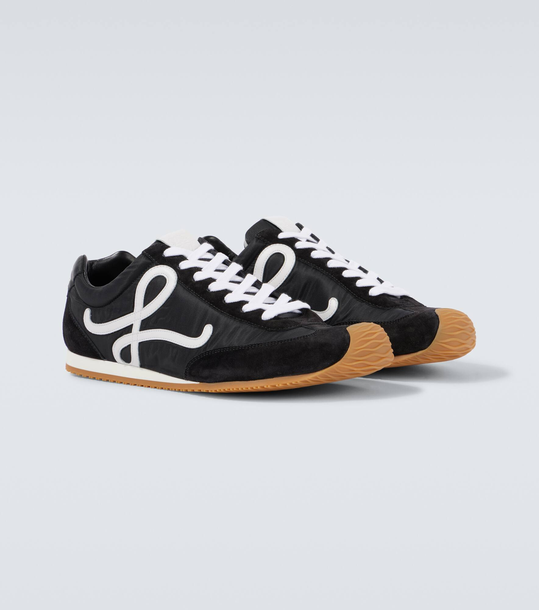 Ballet Runner 2.0 leather-trimmed sneakers - 5