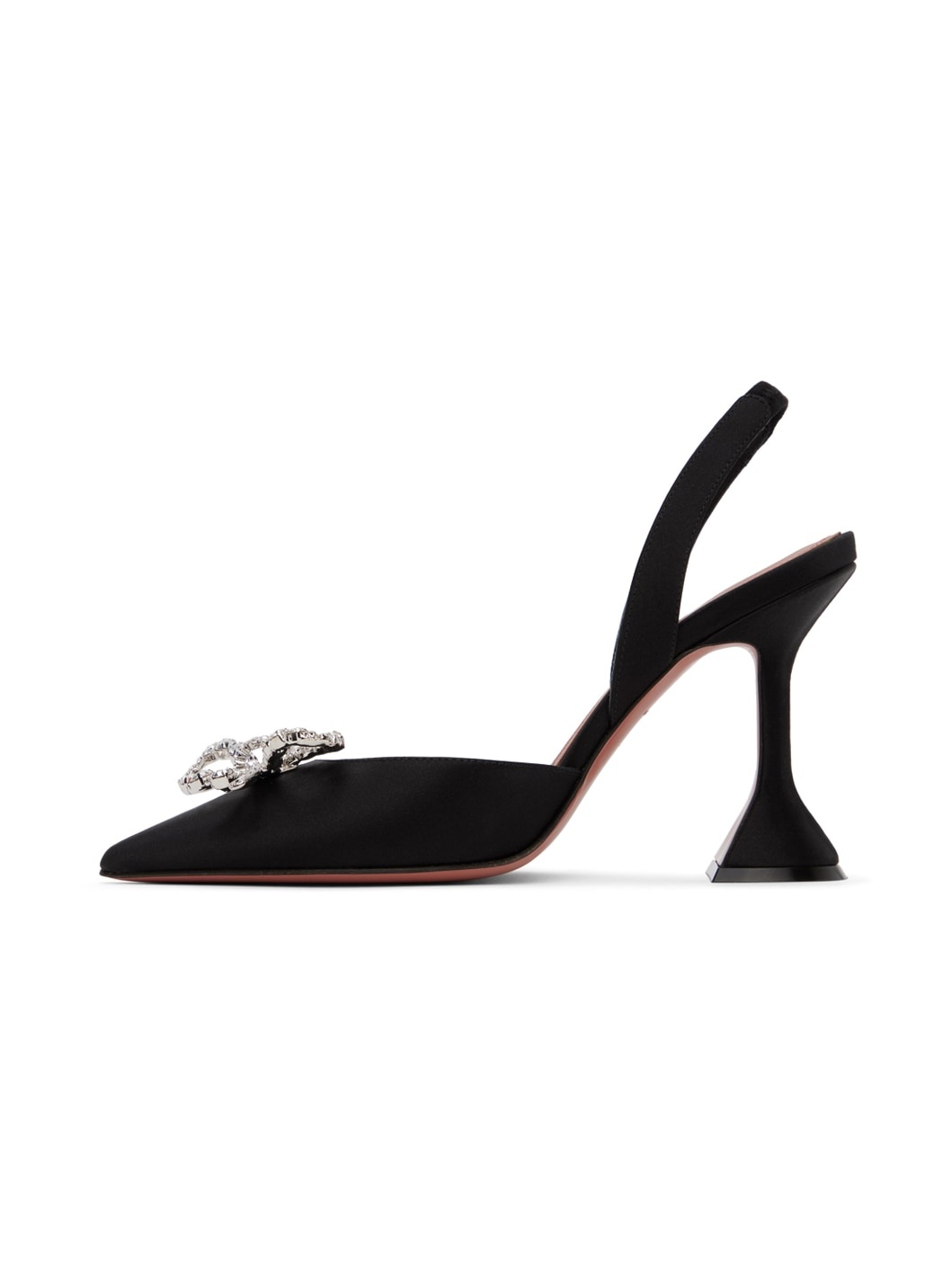 Black Rosie Sling Heels - 3