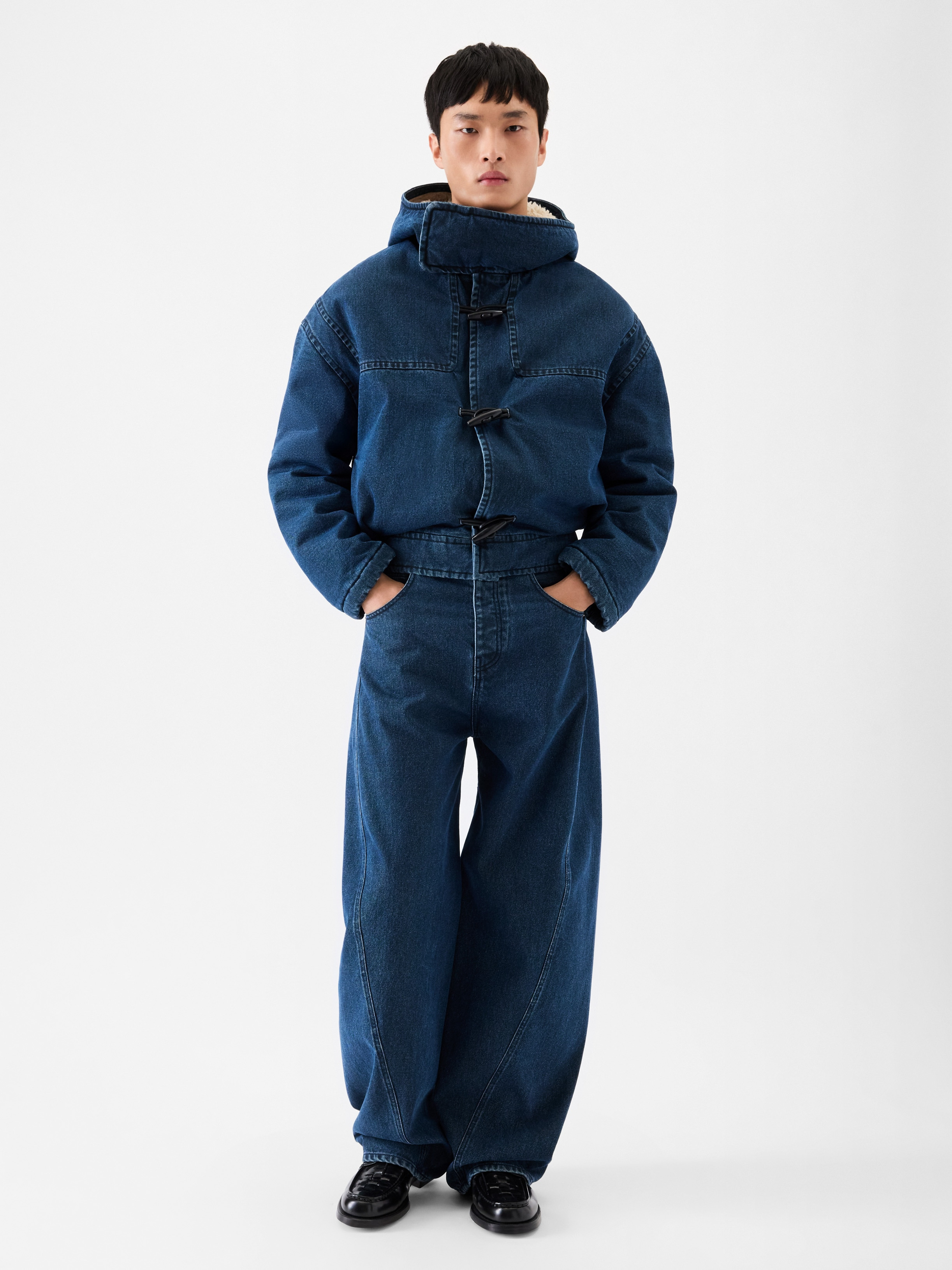 The de-Nîmes denim duffle coat - 2