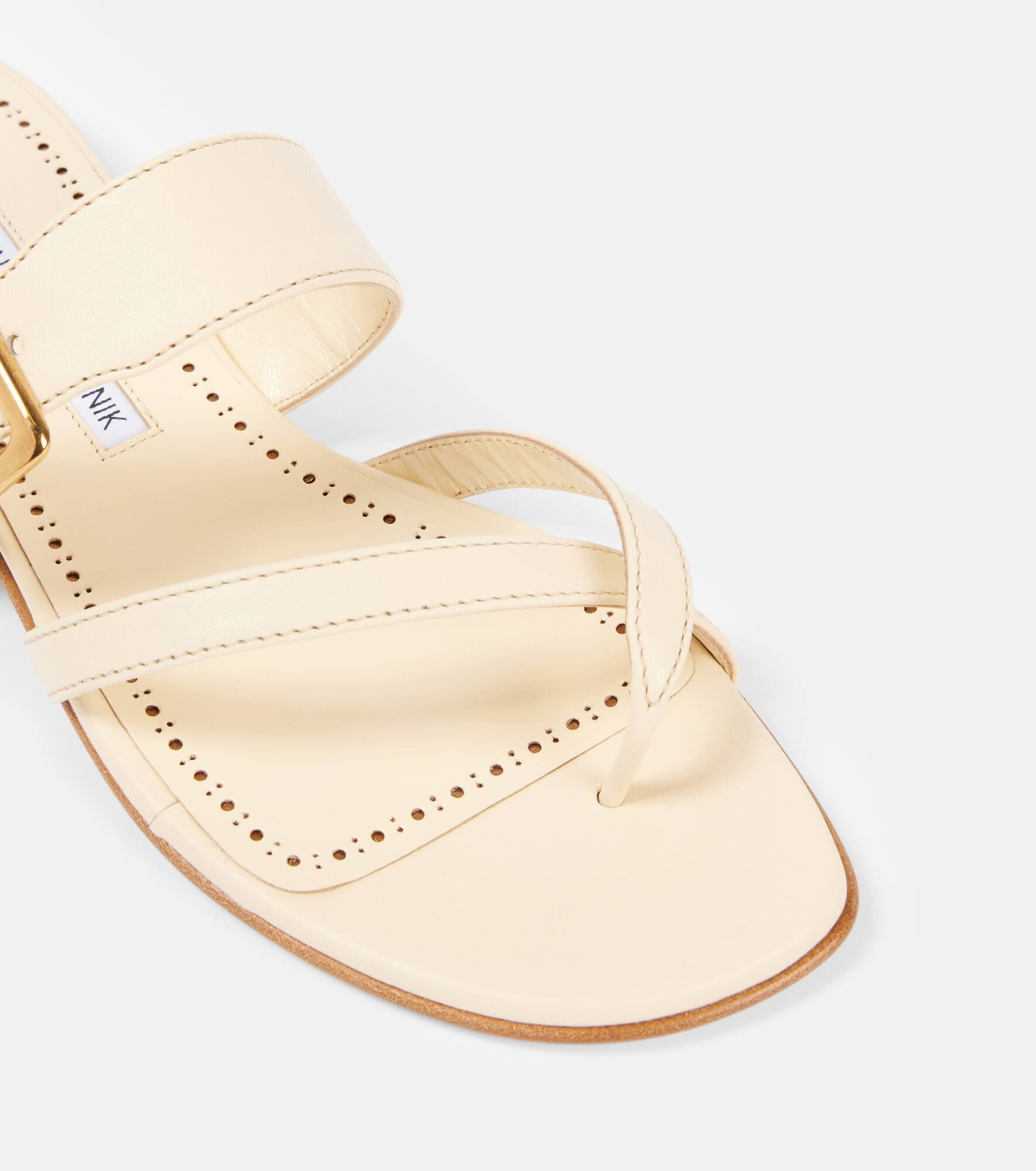 Thalusa 10 leather sandals - 5