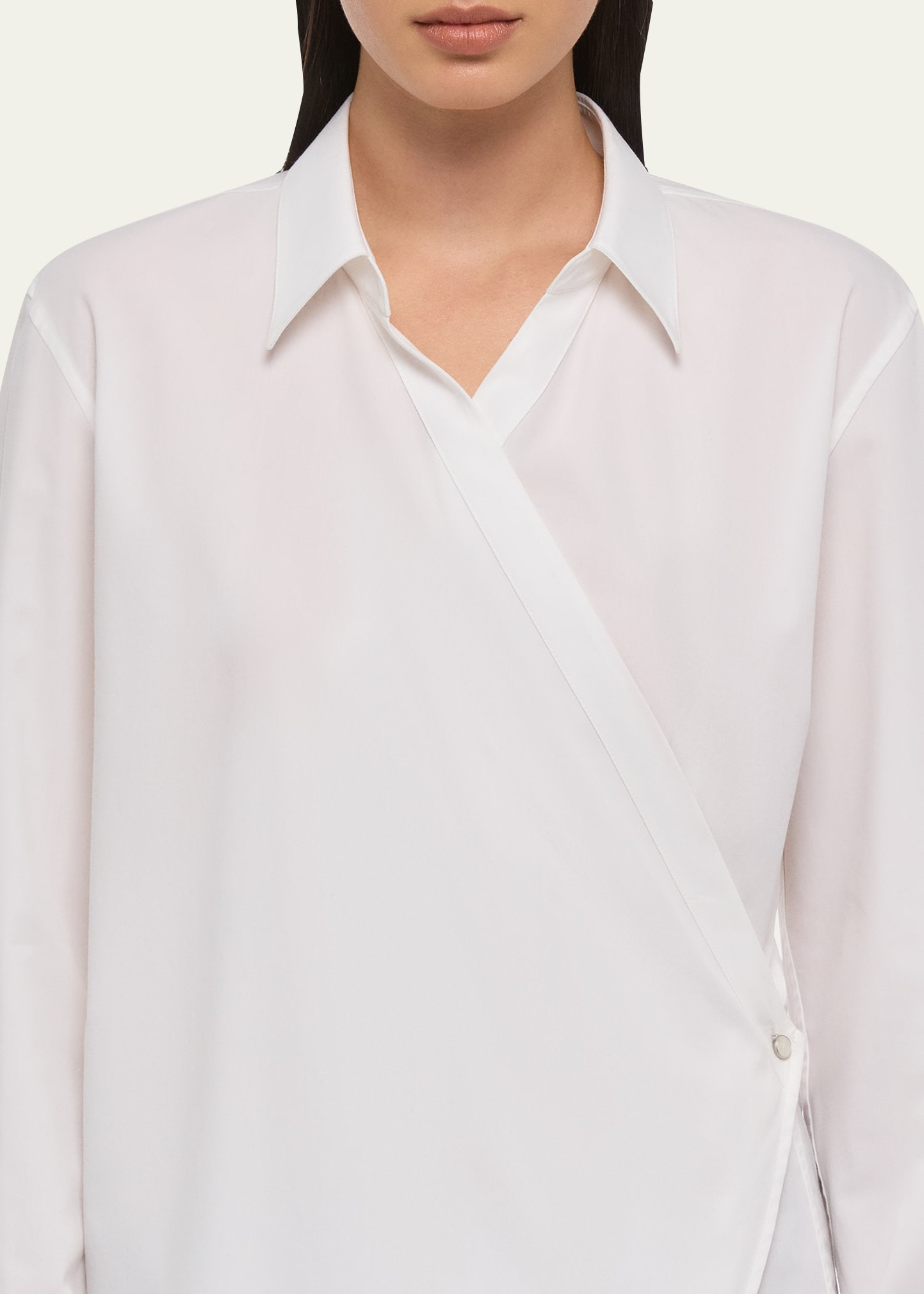 Long-Sleeve Wrap Shirt - 5