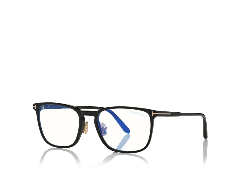 TOM FORD BLUE BLOCK CLASSIC RECTANGULAR OPTICALS outlook