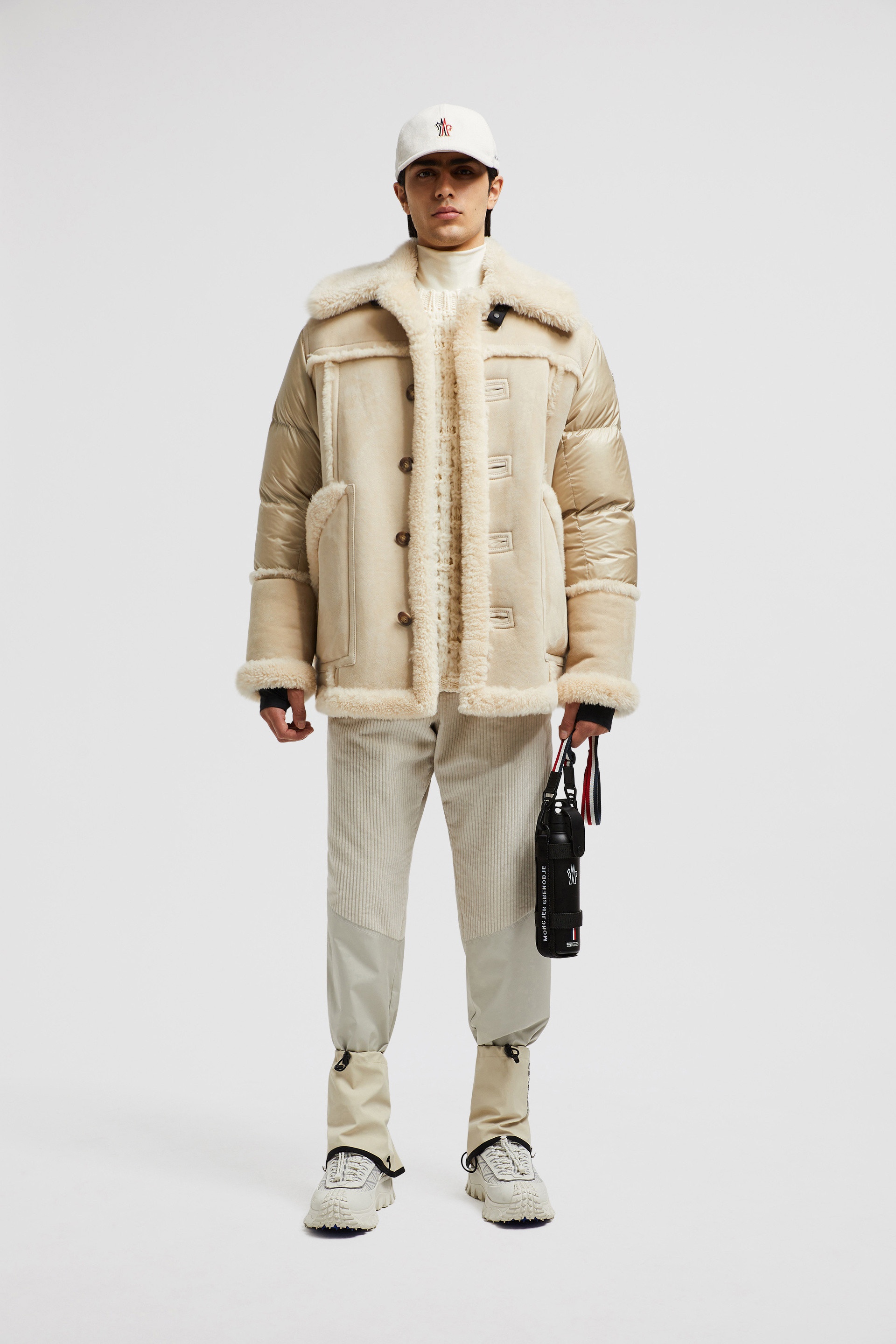 Elbrus Shearling Short Down Jacket - 2