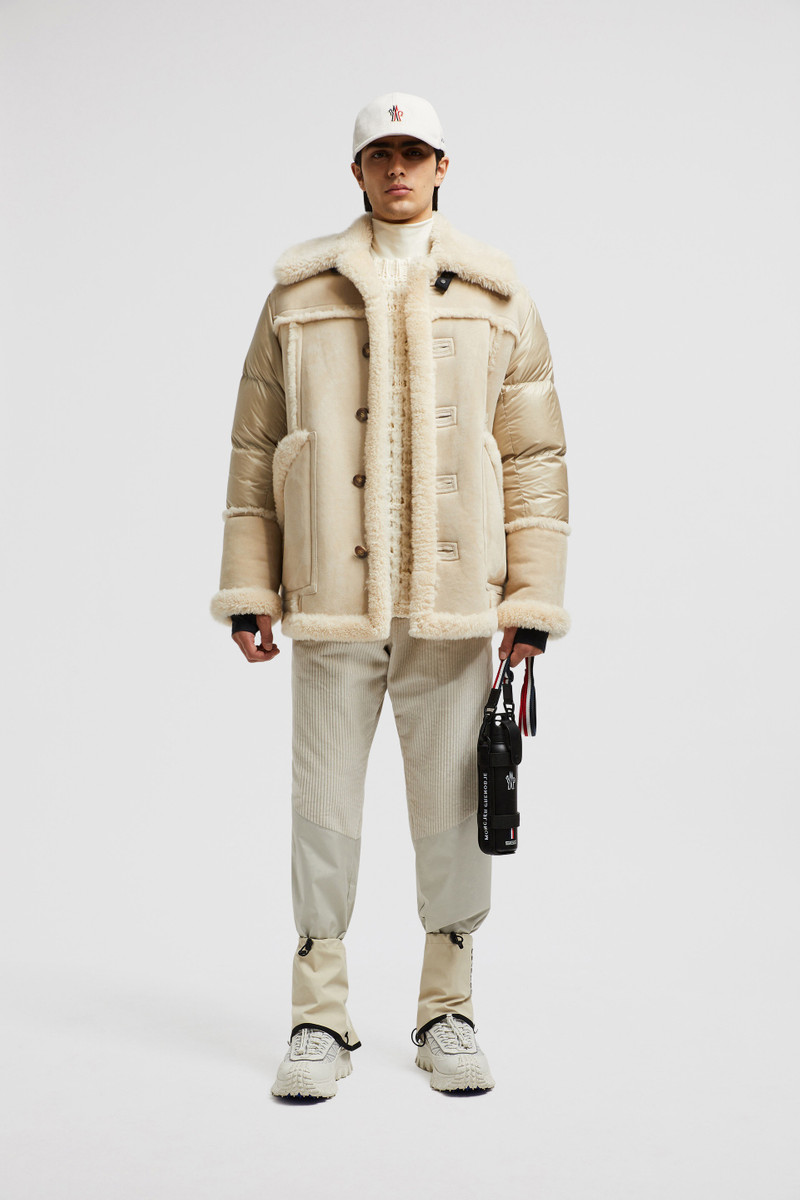 Moncler Grenoble Elbrus Shearling Short Down Jacket outlook