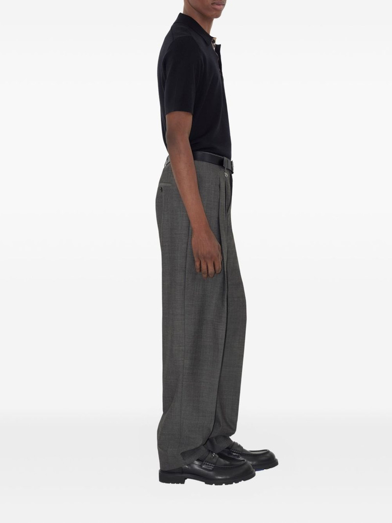 Burberry wool polo shirt outlook