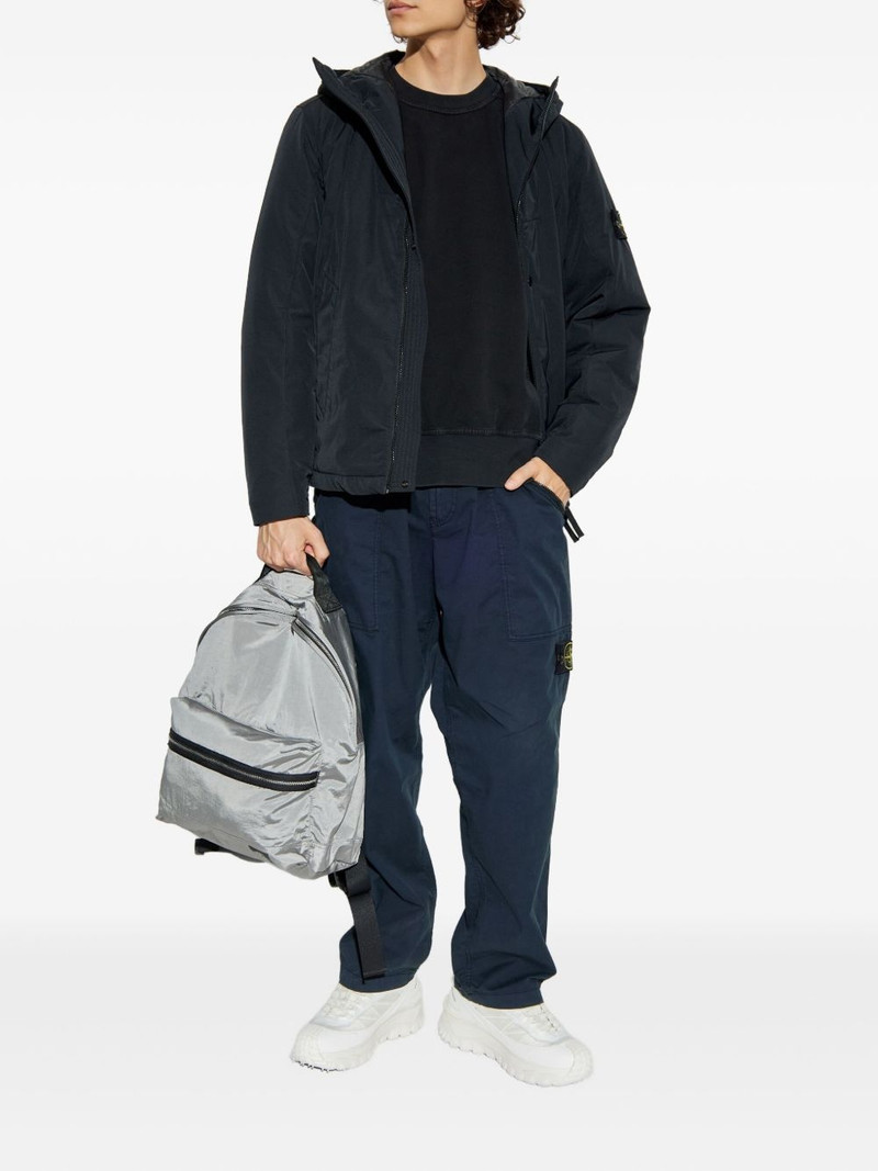 Stone Island Compass-badge crew-neck sweatshirt outlook