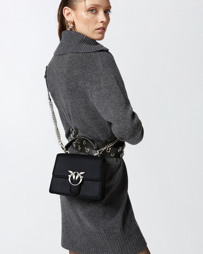 LOVE BAG HANDBAG WITH A REPTILE EFFECT 6