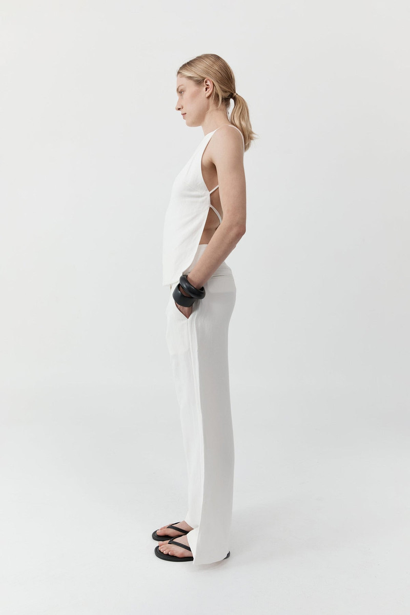 Square Backless Top - Salt 5