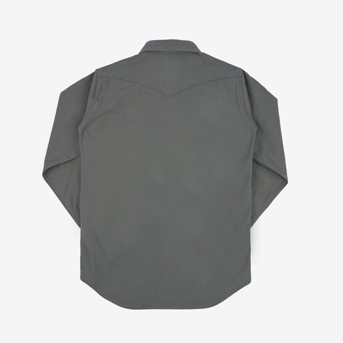 IHSH-235-GRY 13oz Military Serge Western Shirt - Grey - 5