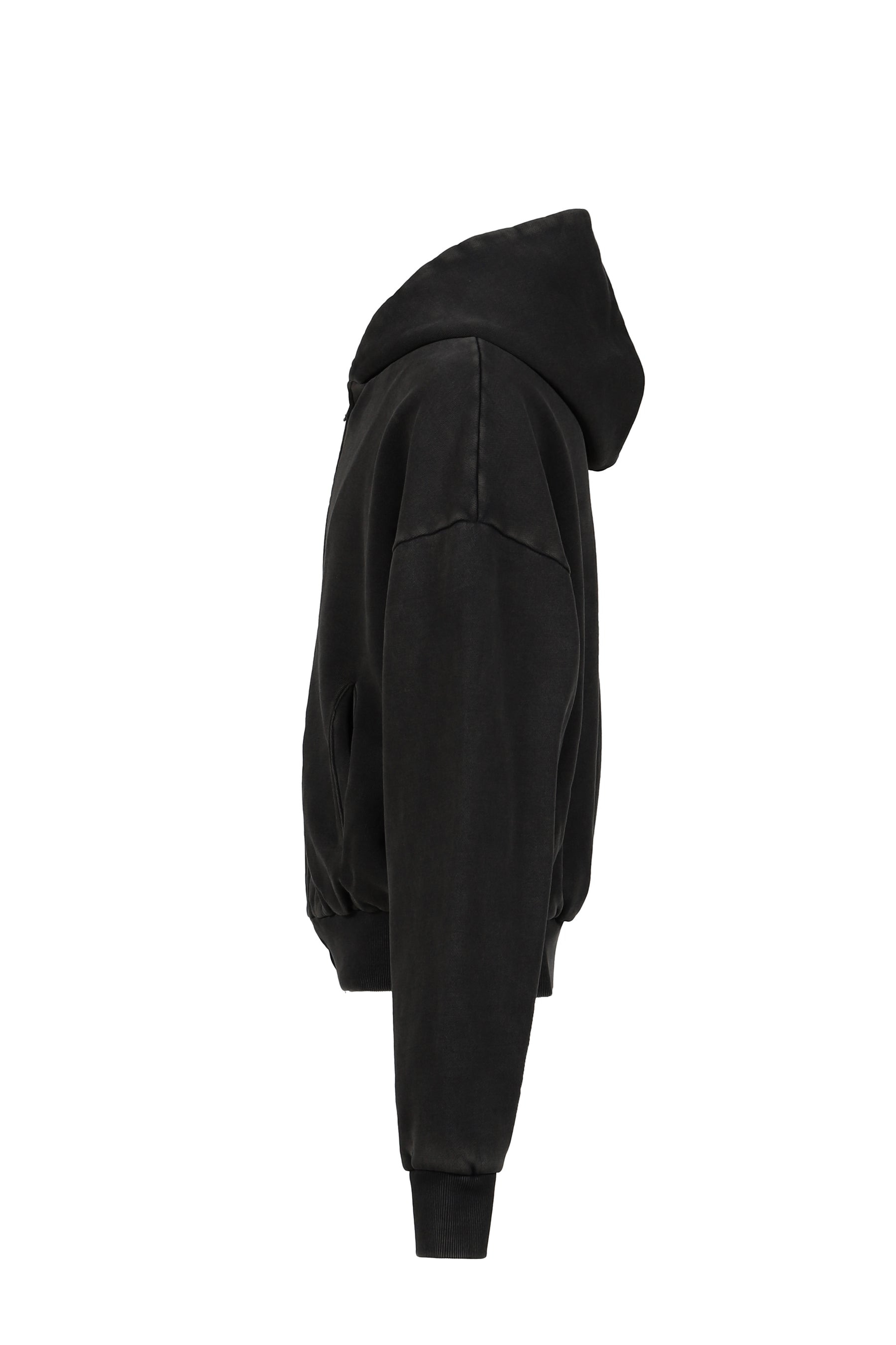 THERMAL HOOD / WASHED BLK - 11