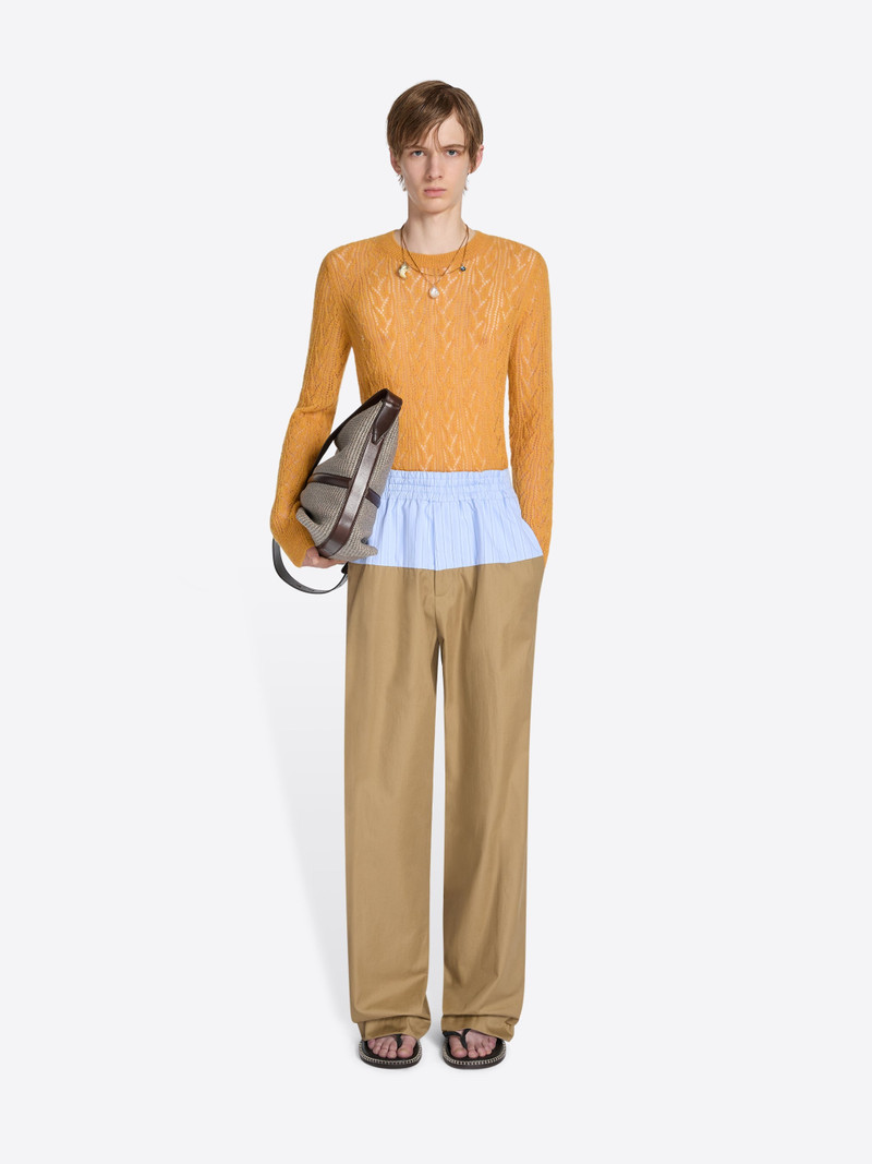 Dries Van Noten CONTRAST WAIST PANTS outlook