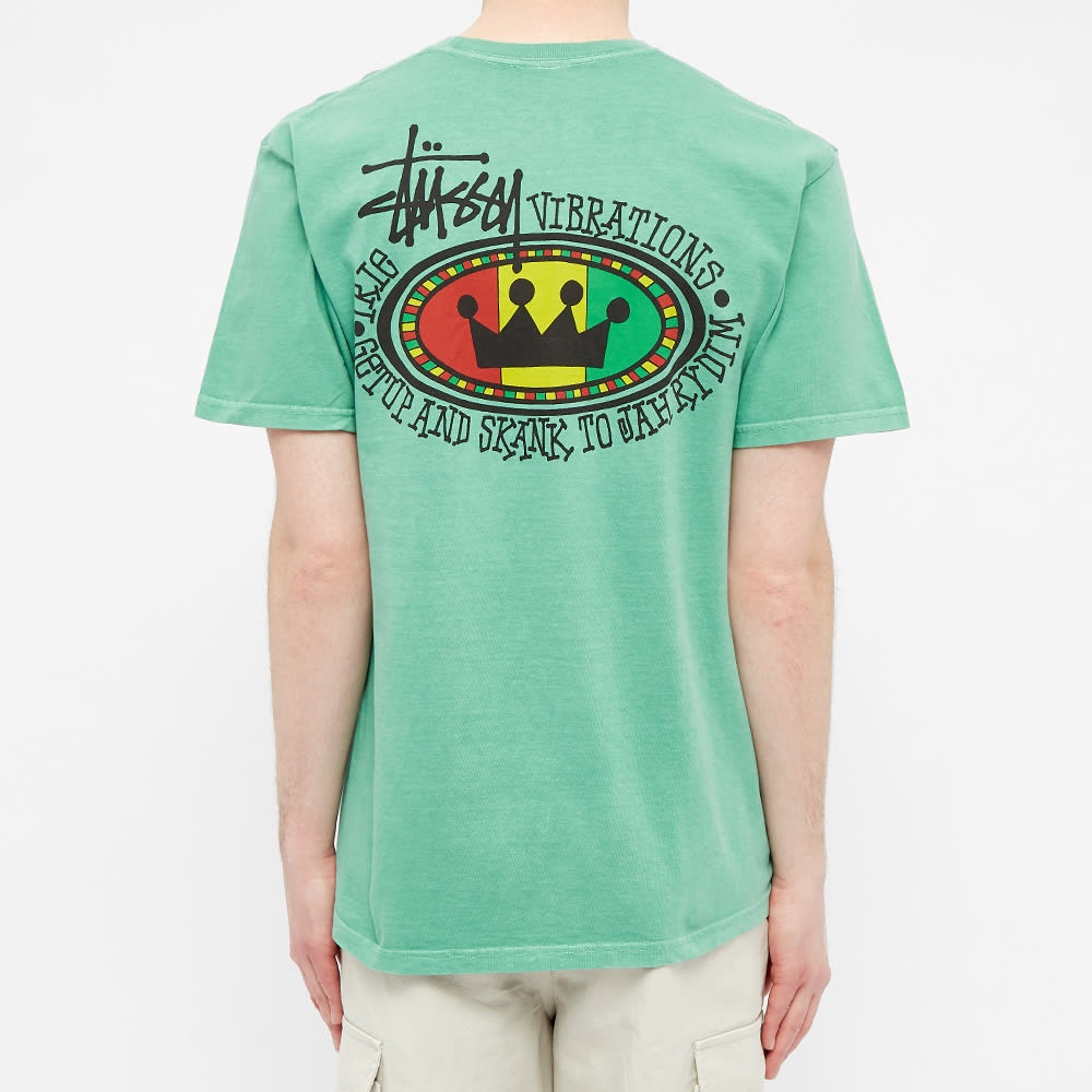 Stussy Rasta Oval Pigment Dyed Tee - 5