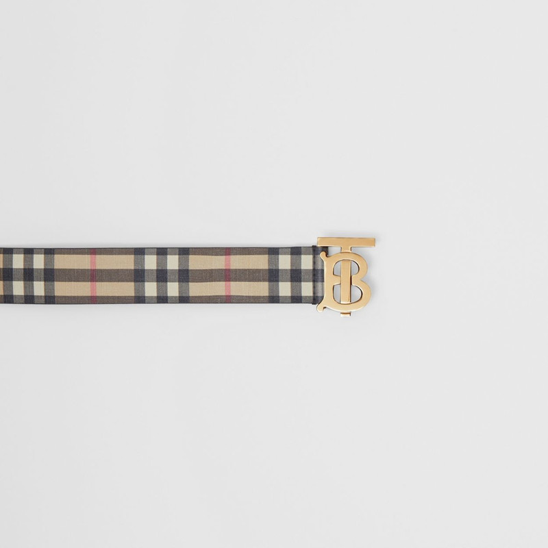 Burberry Monogram Motif Vintage Check Belt outlook