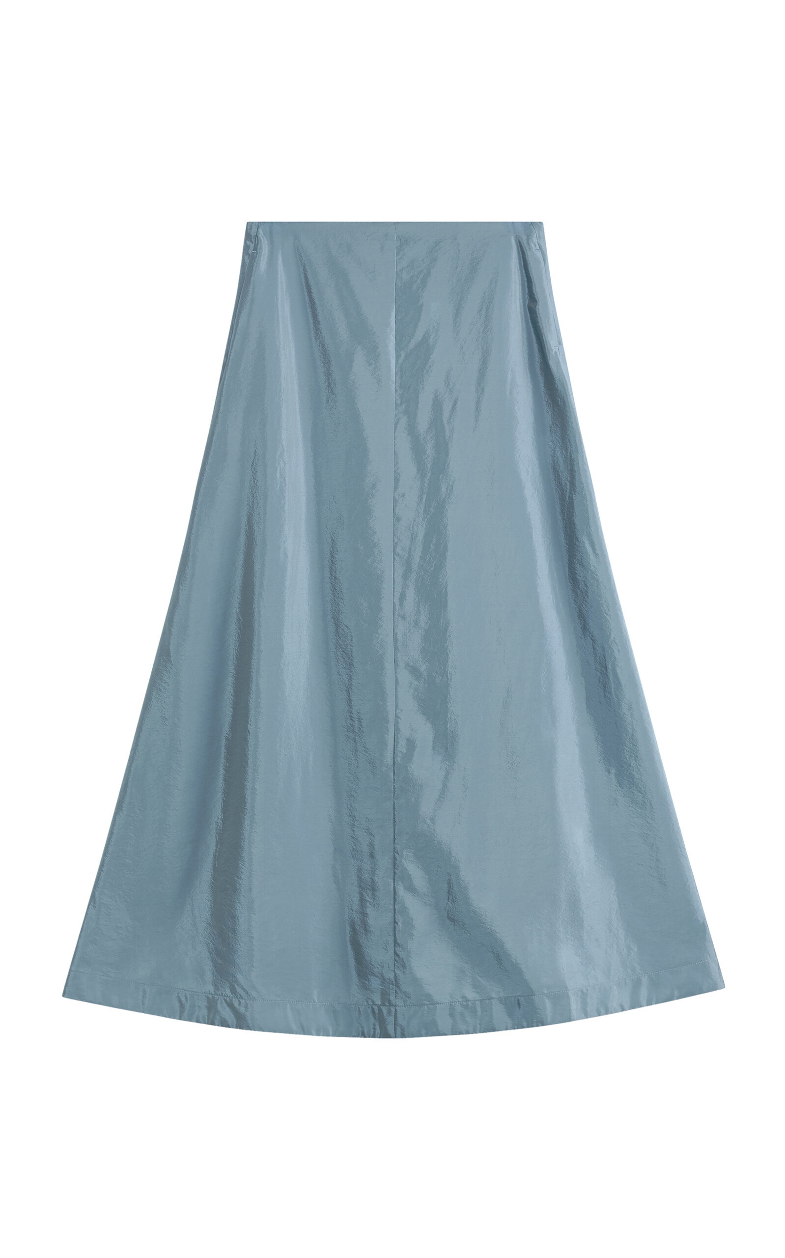 Pleated Maxi Skirt blue - 1