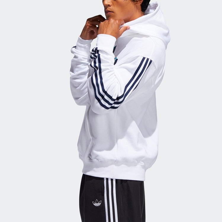 adidas originals Large logo Printing Sports Pullover White FM1502 - 4